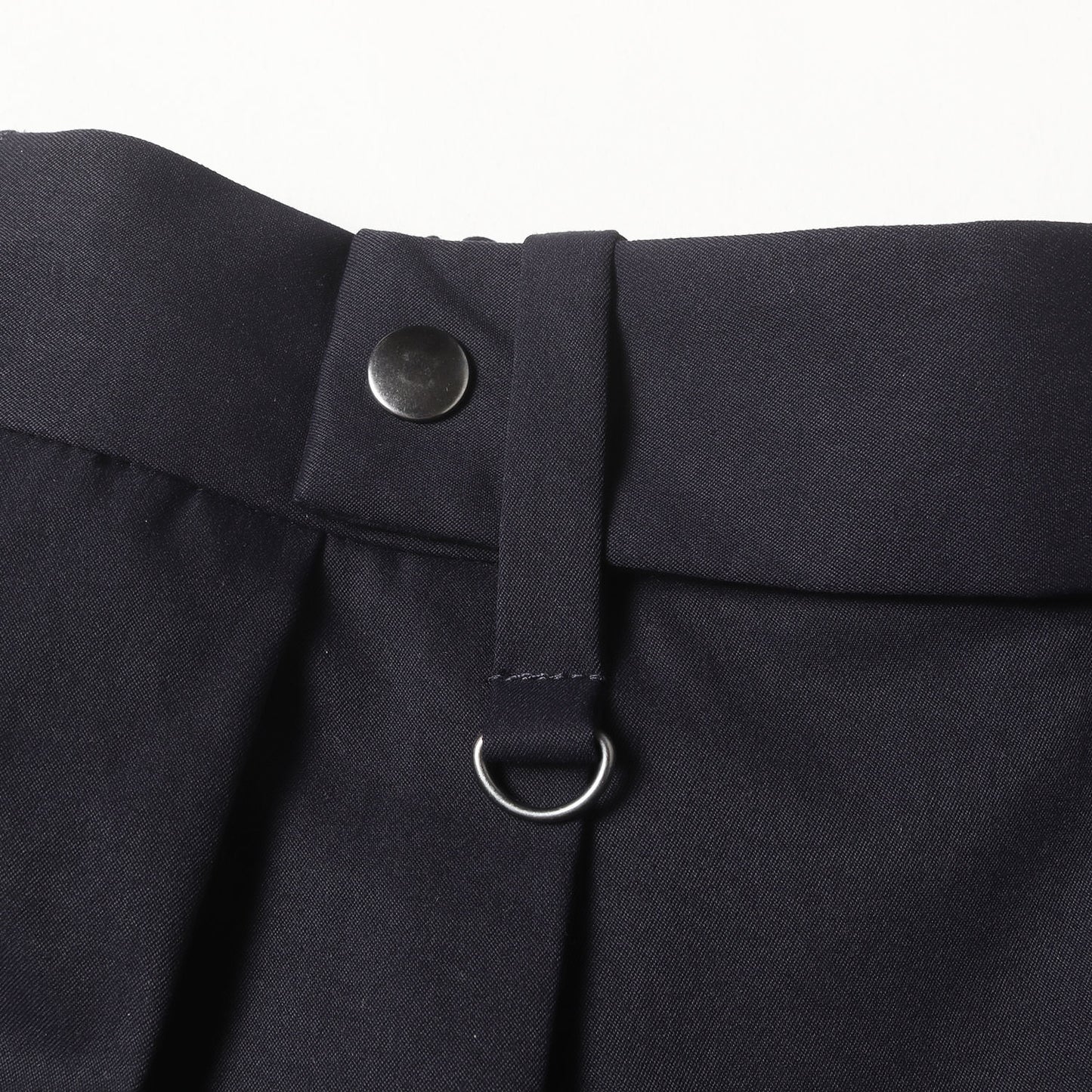 24SS ツータック ポリ ワイド トラウザー スラックス パンツ (FUNCTIONAL WIDE PANTS UR44-14B007) / ジッパーフライ