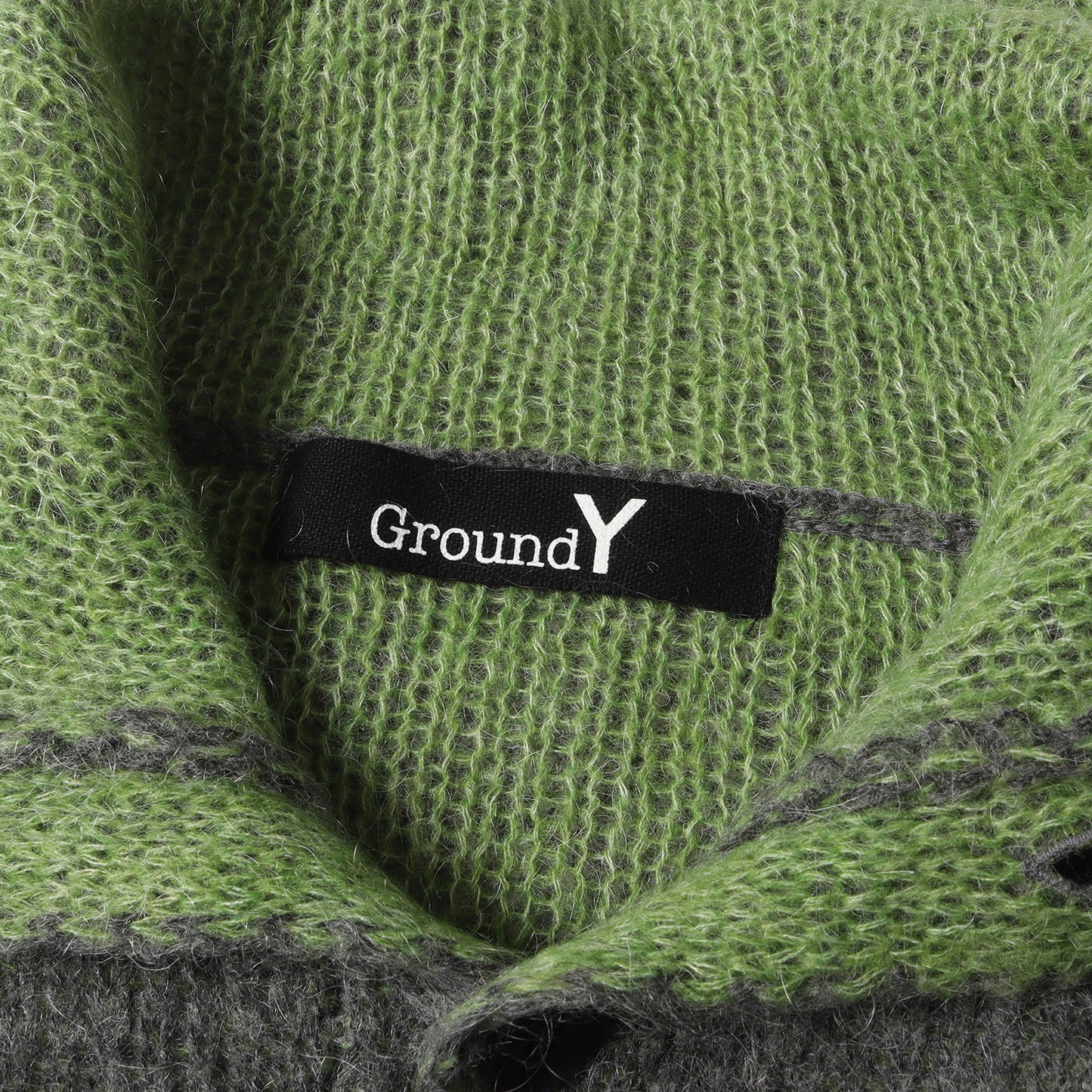 23AW タートルネック ロング モヘアミックス ウール ニット (MOHAIR MIX TURTLENECK BUTTON KNIT GC-K05-901)