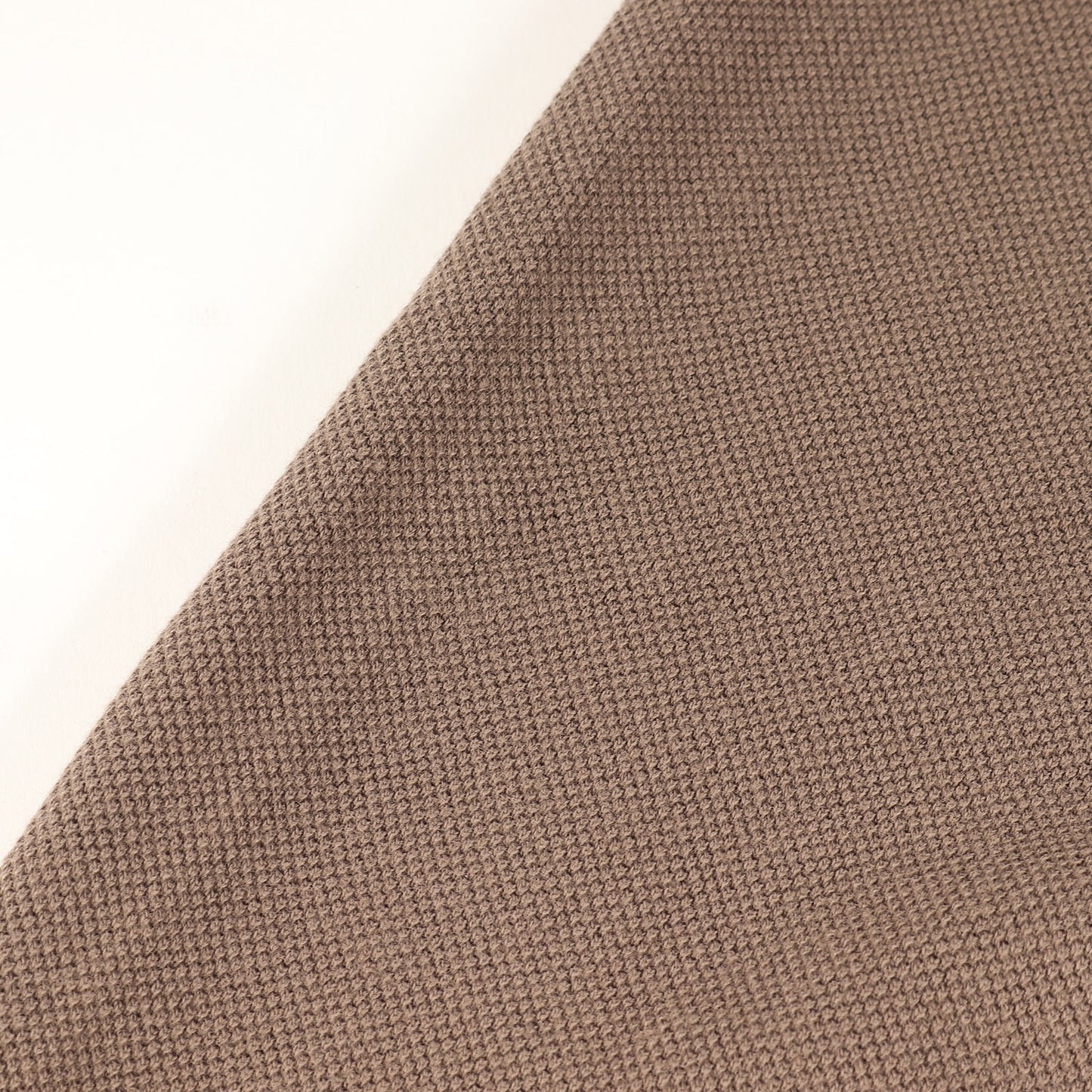 変型ネック 鹿の子 ロングスリーブ Tシャツ (233467 Y1LMP)