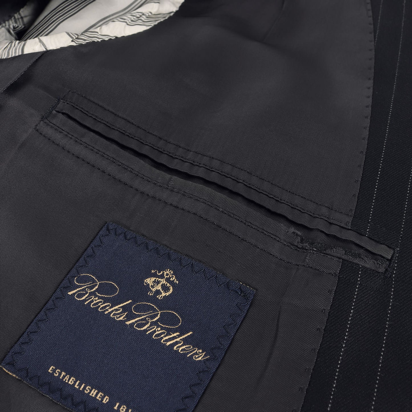 ピンチェック ウールポリ セットアップ スーツ