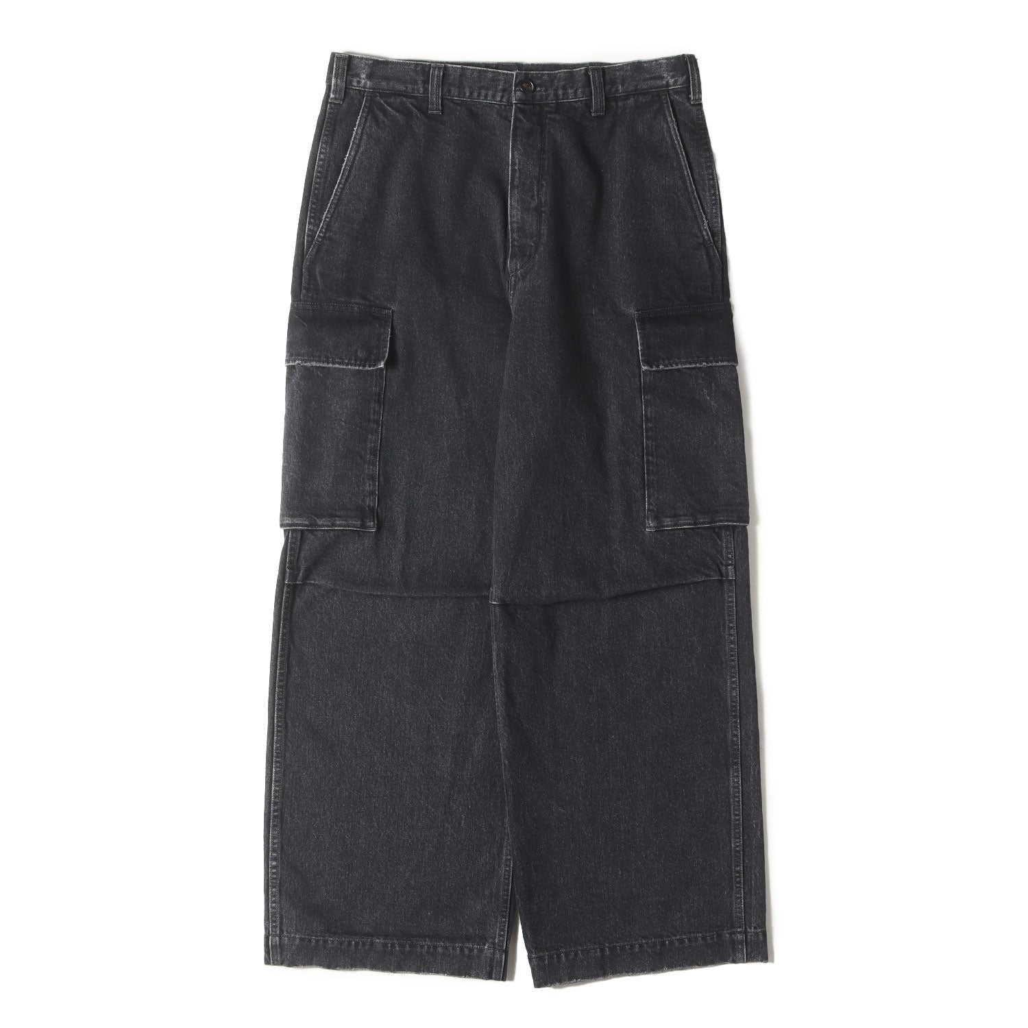 24AW H デニム ワイド カーゴパンツ (1299-173-8672) / SAMPLE 