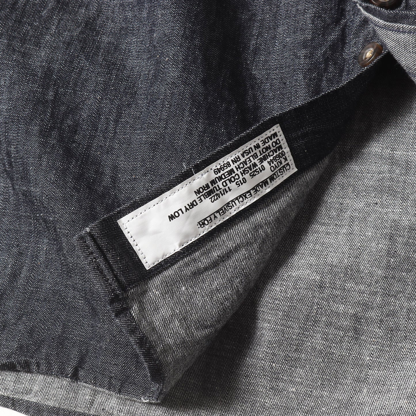 23SS ダンガリー ドレス シャツ / CUSTOM MADE EXCLUSIVELY MADE IN USA