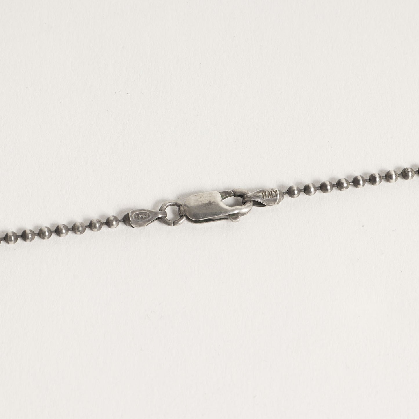 ドッグタグ ボールチェーン ネックレス / Ag925