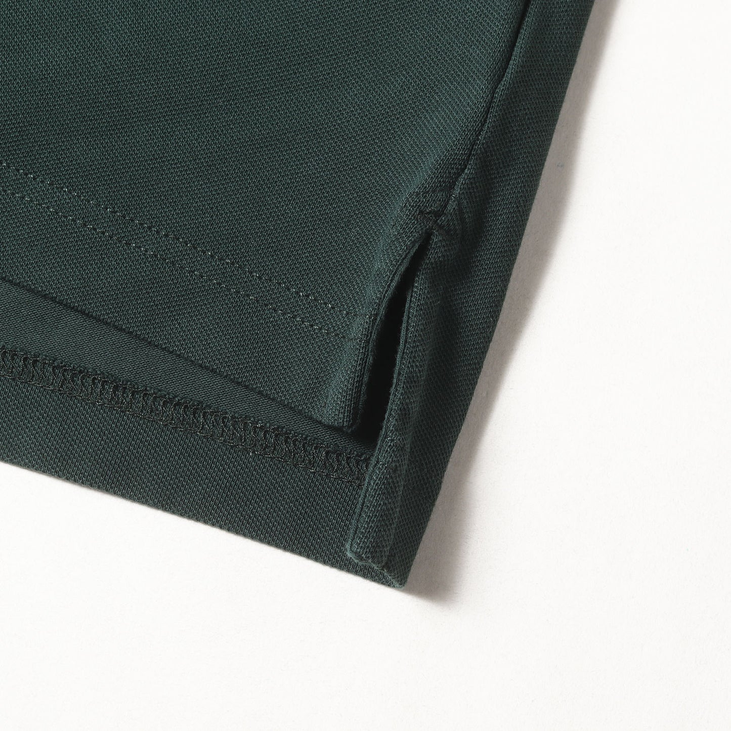 23AW ワンポイント 刺繍 ストレッチ ピケ ポロシャツ / SLIM FIT