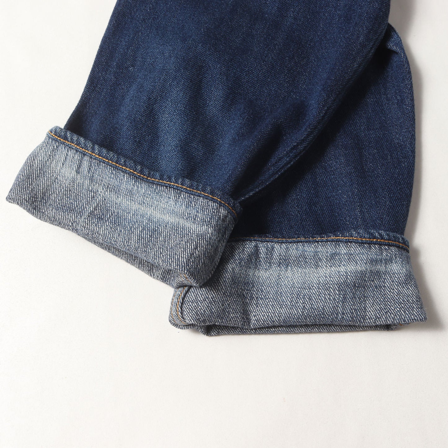 ワンタック テーパード デニム パンツ