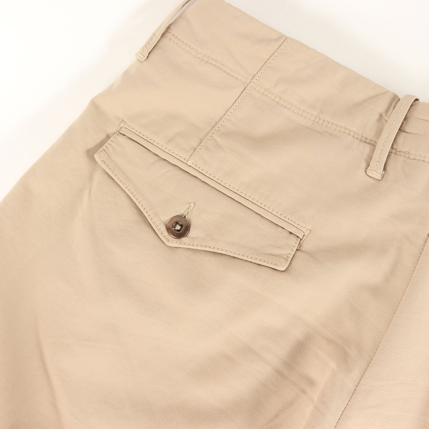 近年モデル ワンタック ガーメントダイ ストレッチ サマーサテン テーパード スラックス パンツ (10X174 90871) / TAPERED FIT