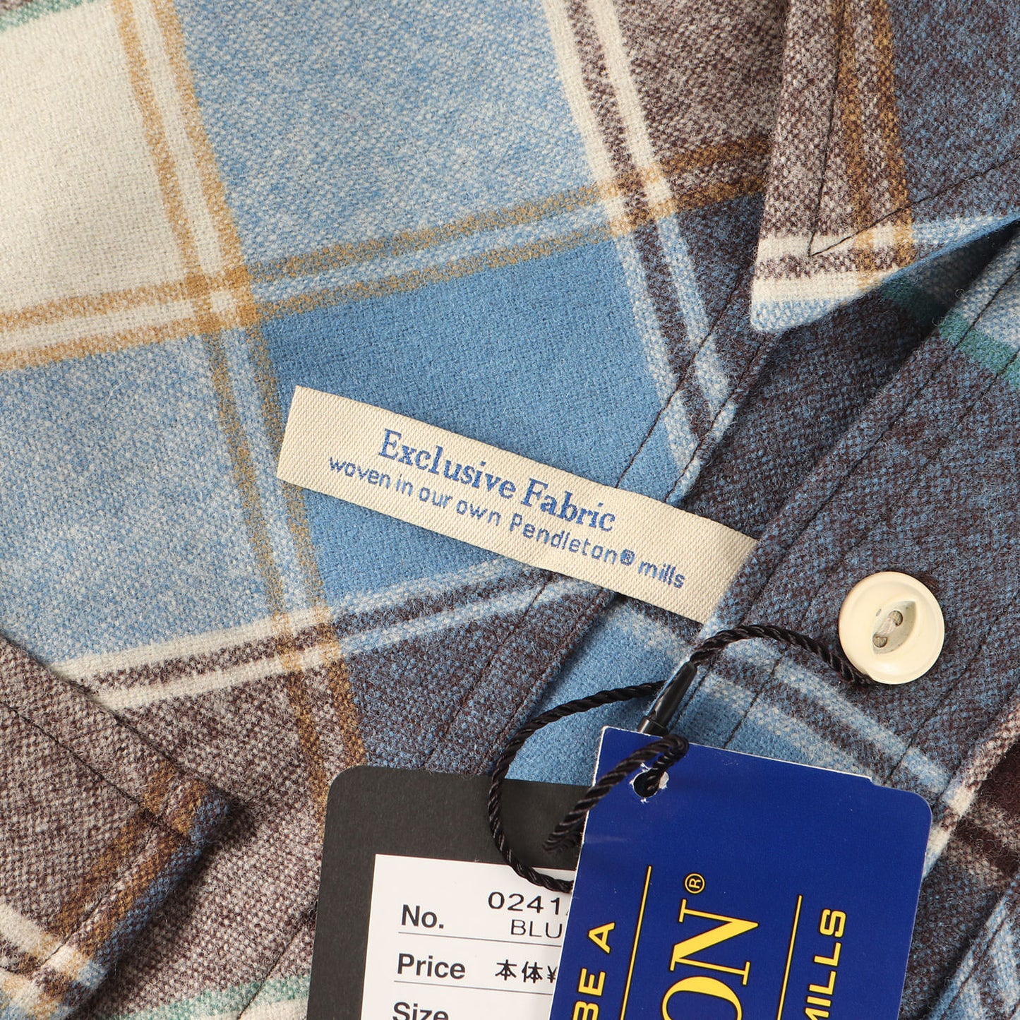 × PENDLETON バック チェーン刺繍 ウール シャツ (0241AH13)