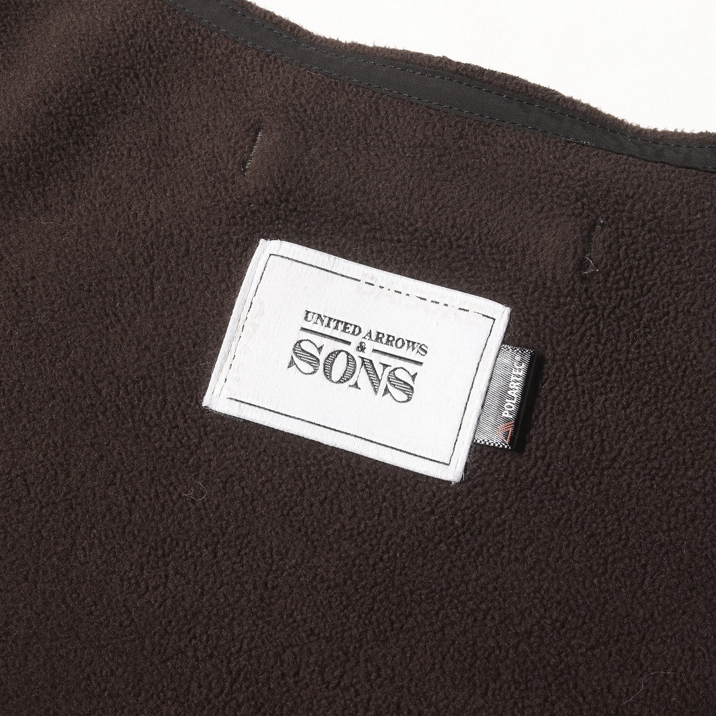 ノーカラー フリース カーディガン (by DAISUKE OBANA FLEECE C/OFF CARDIGAN 5525-299-0672) / & SONS