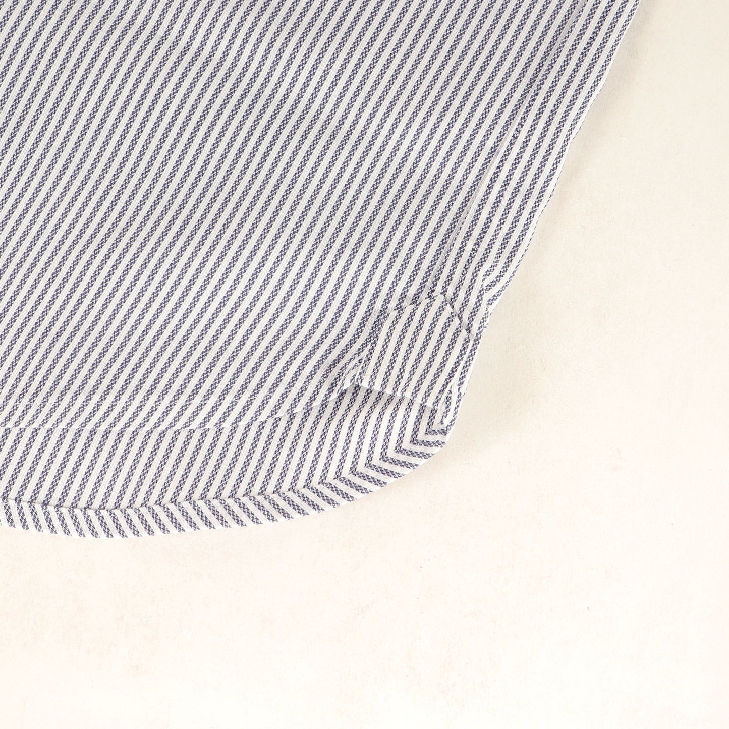 ストライプ ボタンダウン コットン クールマックス ドレス シャツ (H1M24-311) / TROTTER SHIRT MADE IN JAPAN