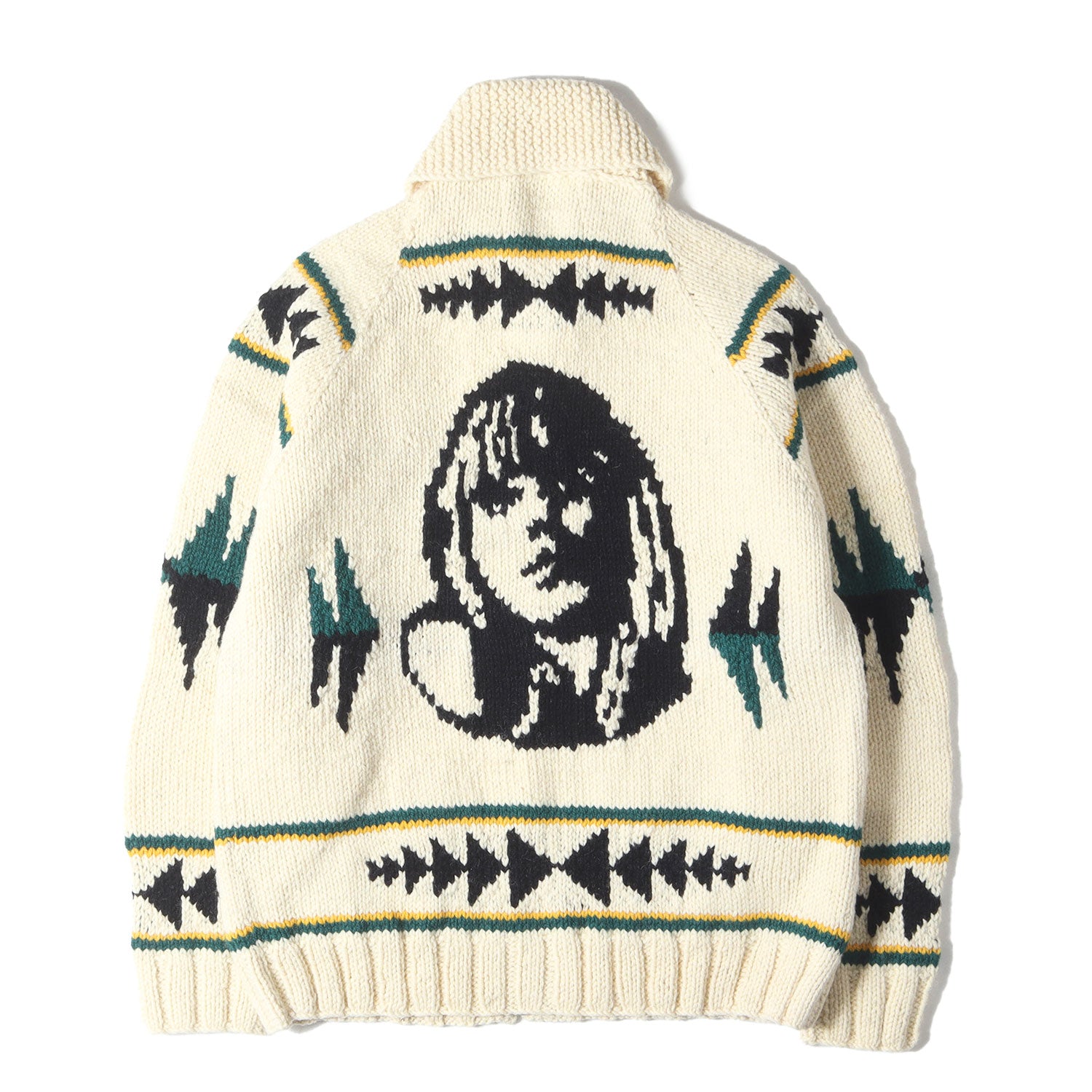 CANADIAN SWEATER COMPANY カウチン ニット ジップ カーディガン 