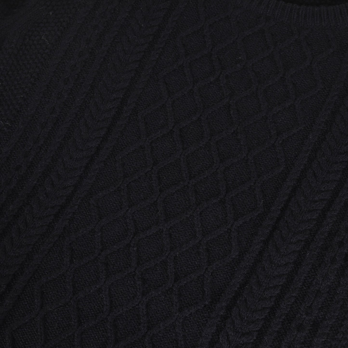 ケーブル ウール ニット セーター / YARN FROM ITALY