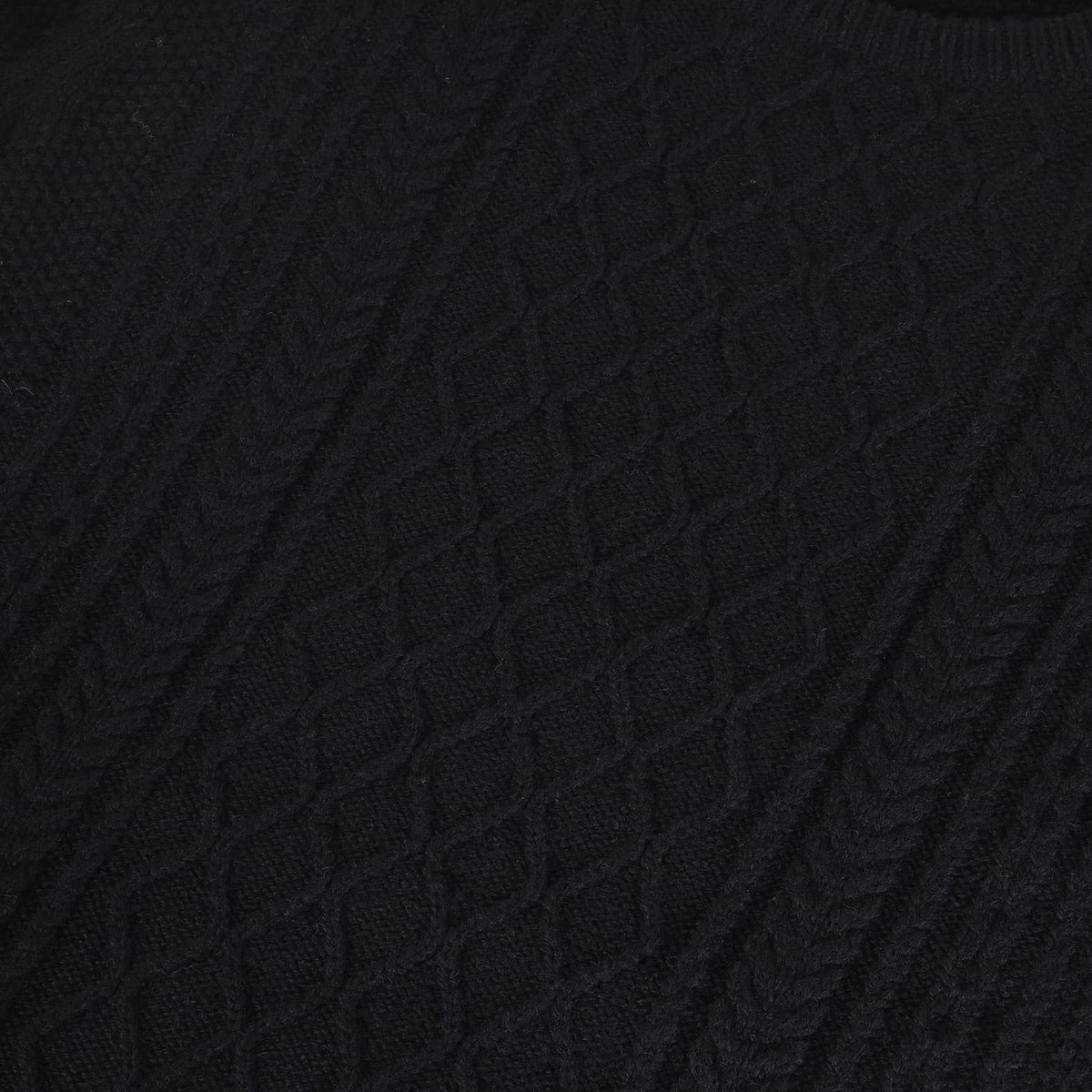 ケーブル ウール ニット セーター / YARN FROM ITALY