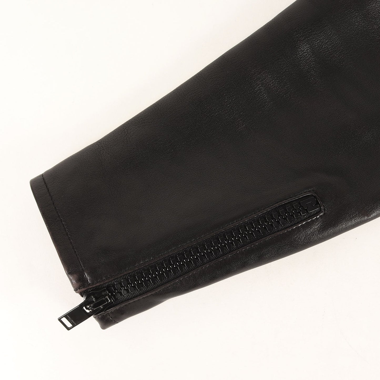 ダブルブレスト ラムレザー ライダースジャケット (L01 397291 Y5OA1)