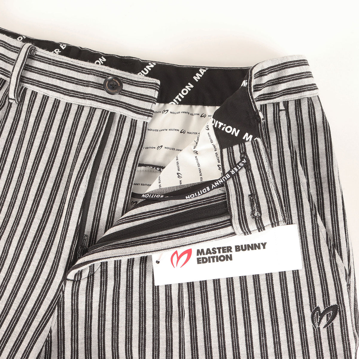 25SS ワンタック トリプルストライプ ストレッチ ショートパンツ (SHORT PANTS) / SAMPLE