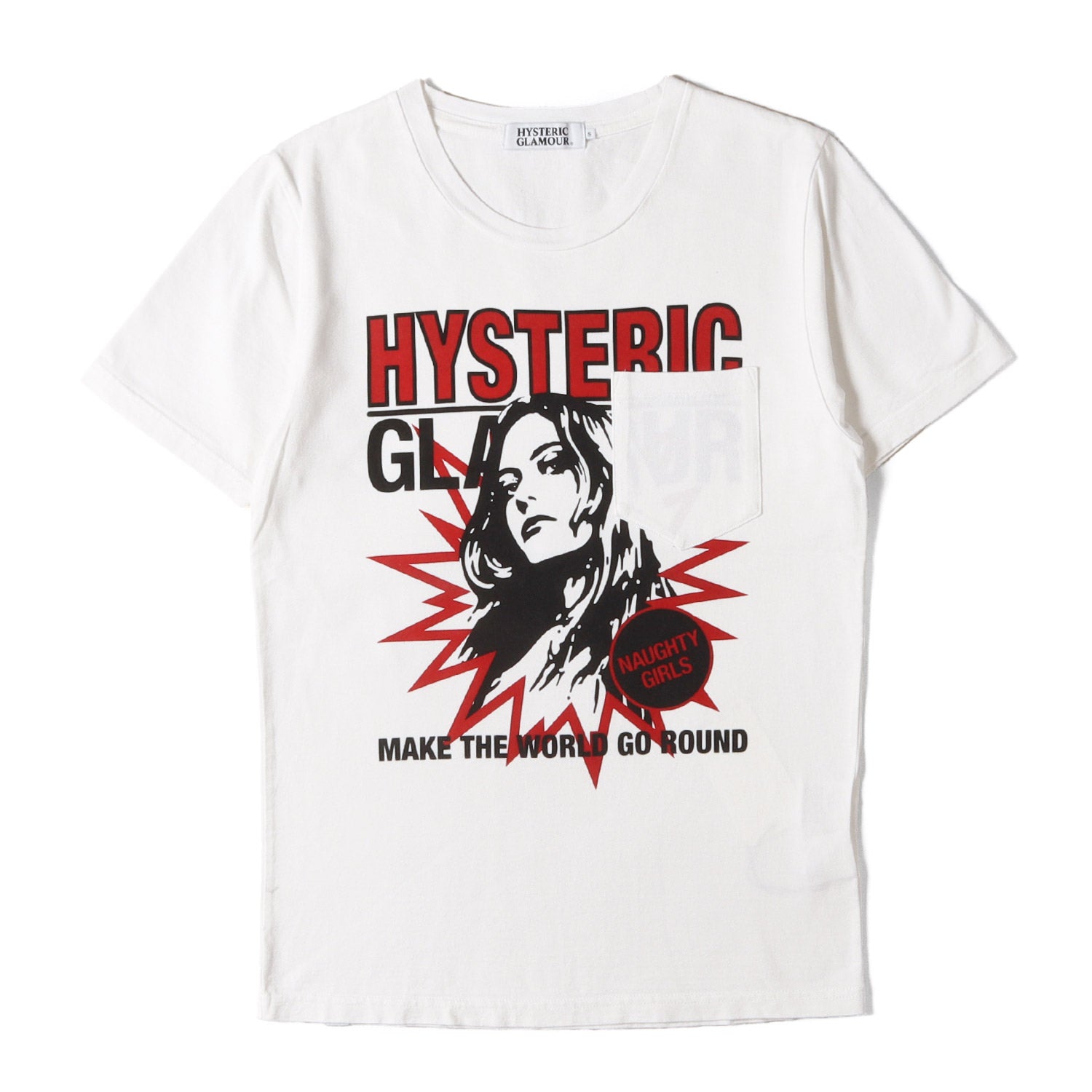 HYSTERIC GLAMOUR (ヒステリックグラマー) NAUGHTY GIRLS ポケット T 