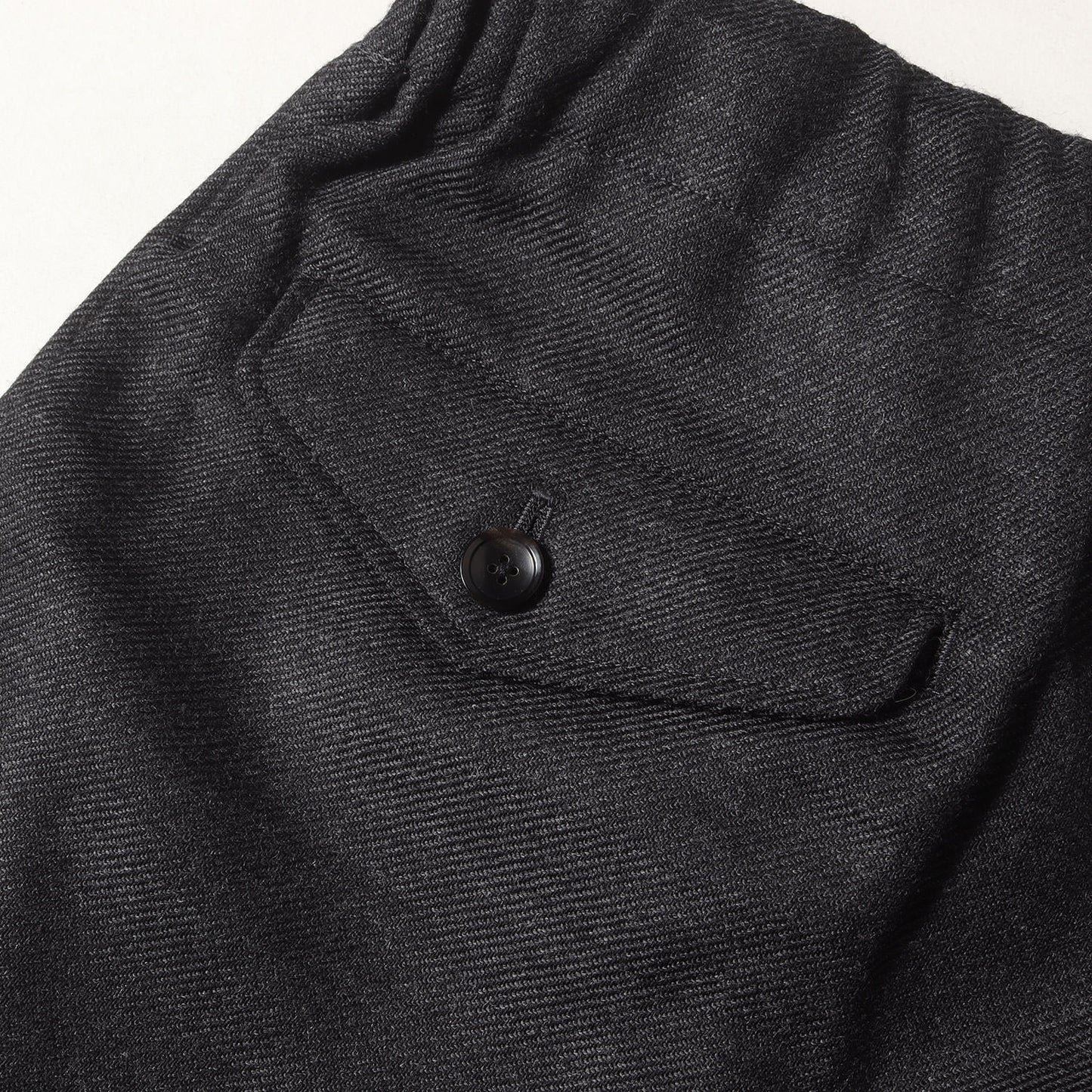 24AW コクーンフィット ウール ワイド イージー スラックス パンツ (2/32 WOOL SOFT FLANNEL COCOON WIDE EASY PANTS M24D11PT01C)