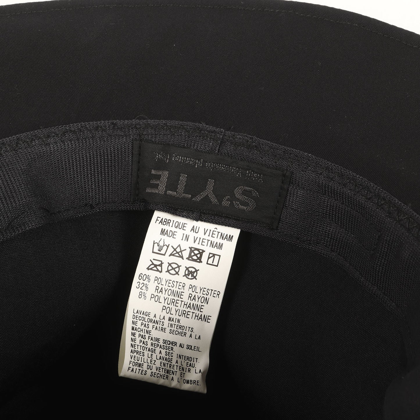 24SS ストレッチ ポリレーヨン ワイドブリム ハット (US-H10-912)