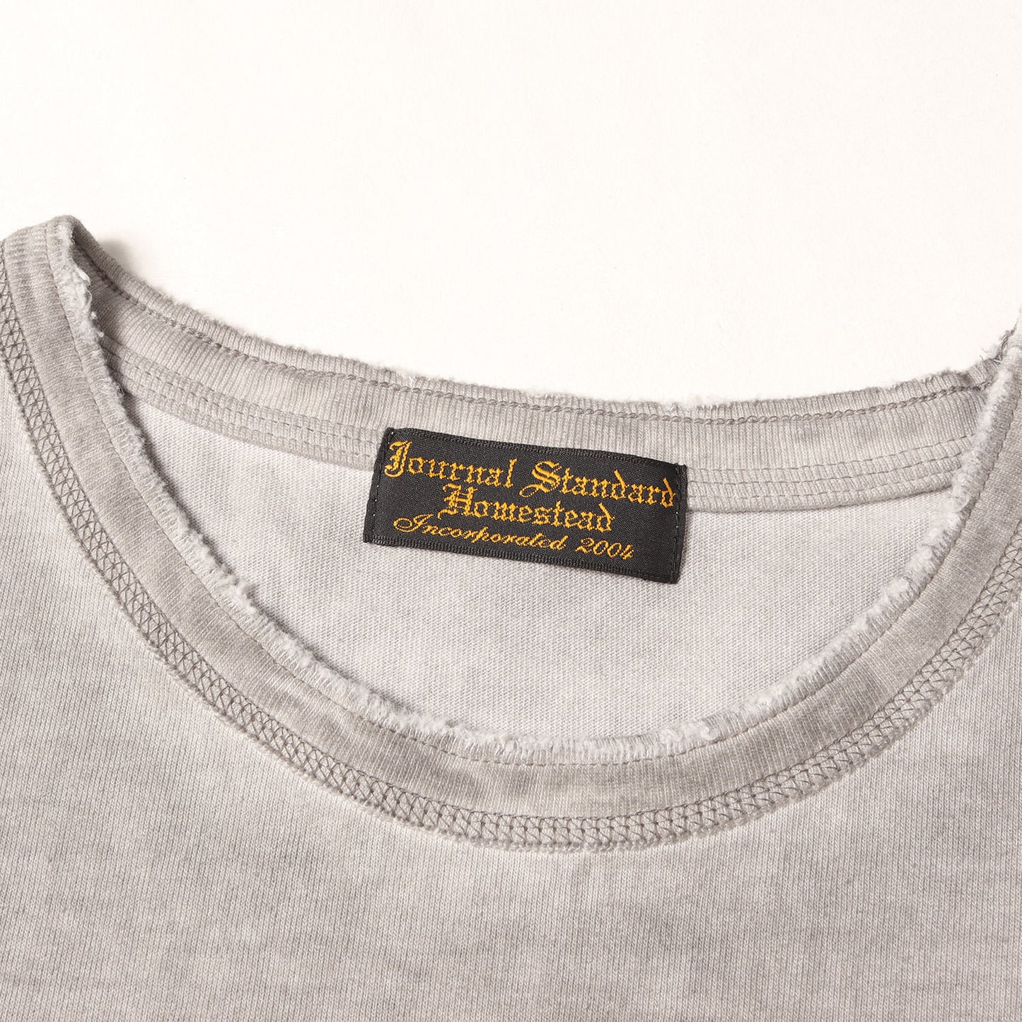 25SS コールドダイ ダメージネック Tシャツ (COLD DYE DAMAGE NECK T-SHIRT) / MADE IN JAPAN