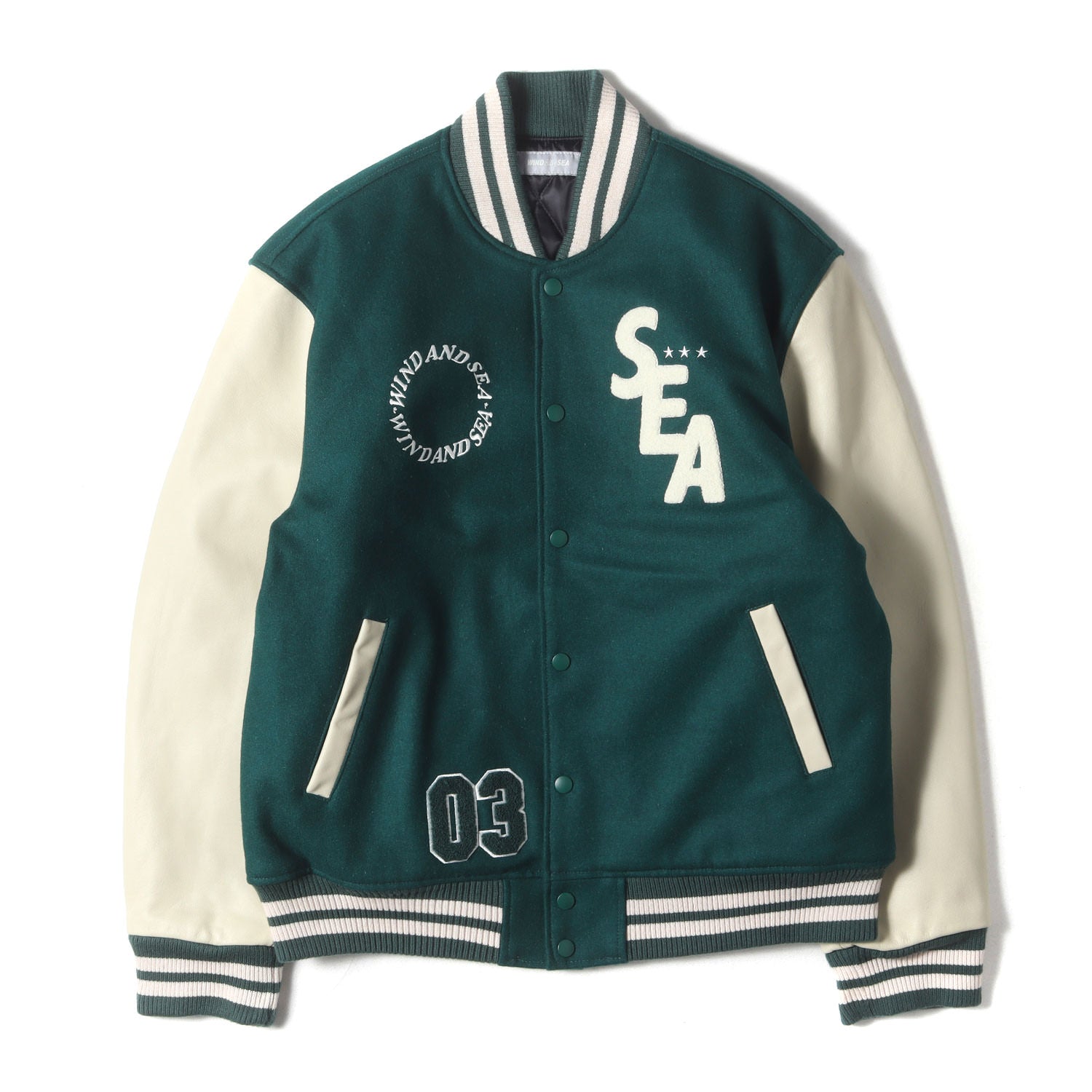 【Lサイズ Y2K 短丈】ディファレンス ルパート ワッペン スタジャン Lサイズ Y2K 短丈】ディファレンス ルパート ワッペン スタジャン