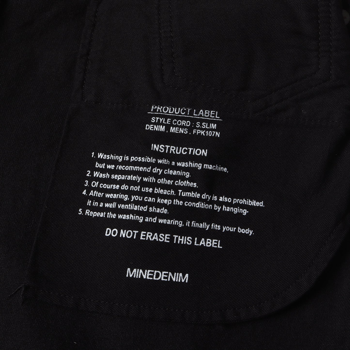 スーパースリム ストレッチ デニム スキニー パンツ (S.Slim STR 5pocket FPK107N-99) / ボタンフライ