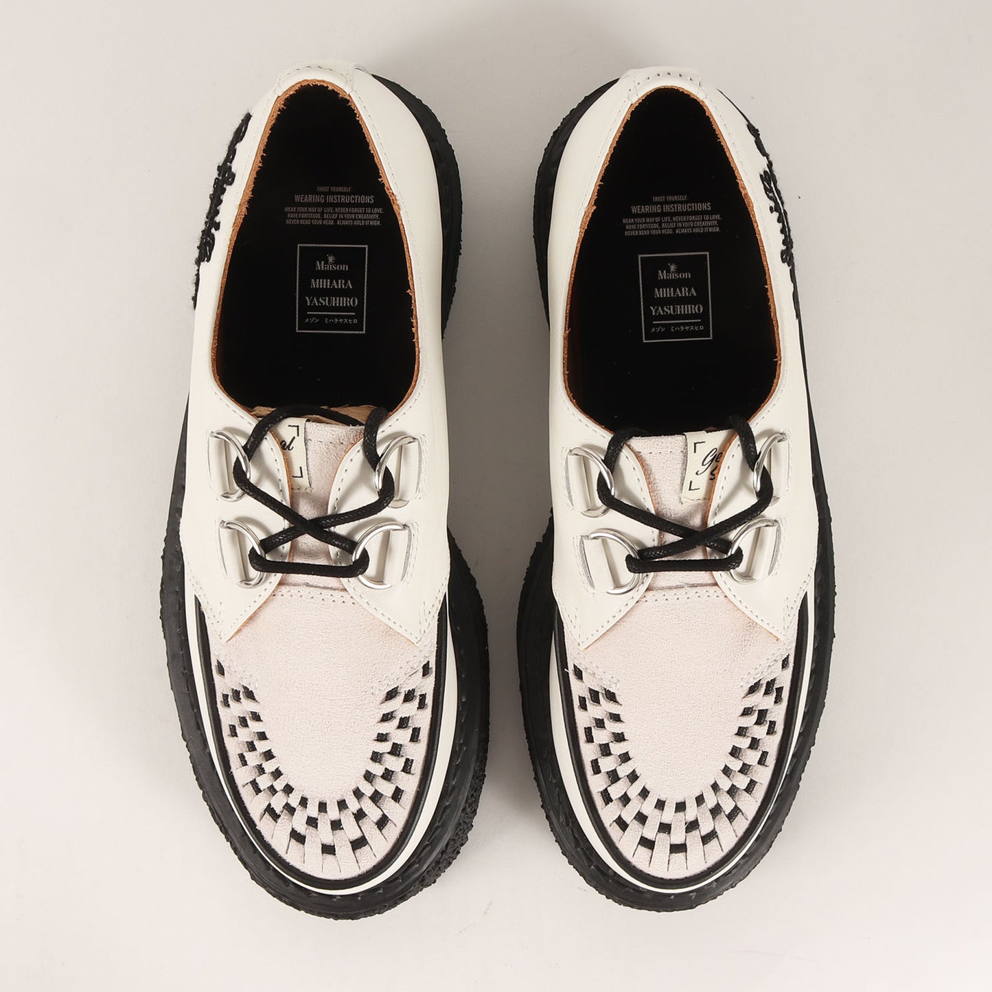 25AW × BEDWIN レザー インターレース シューズ (BEDWIN & THE MMY General Scale. DAVID Leather Inter Lace Shoes)