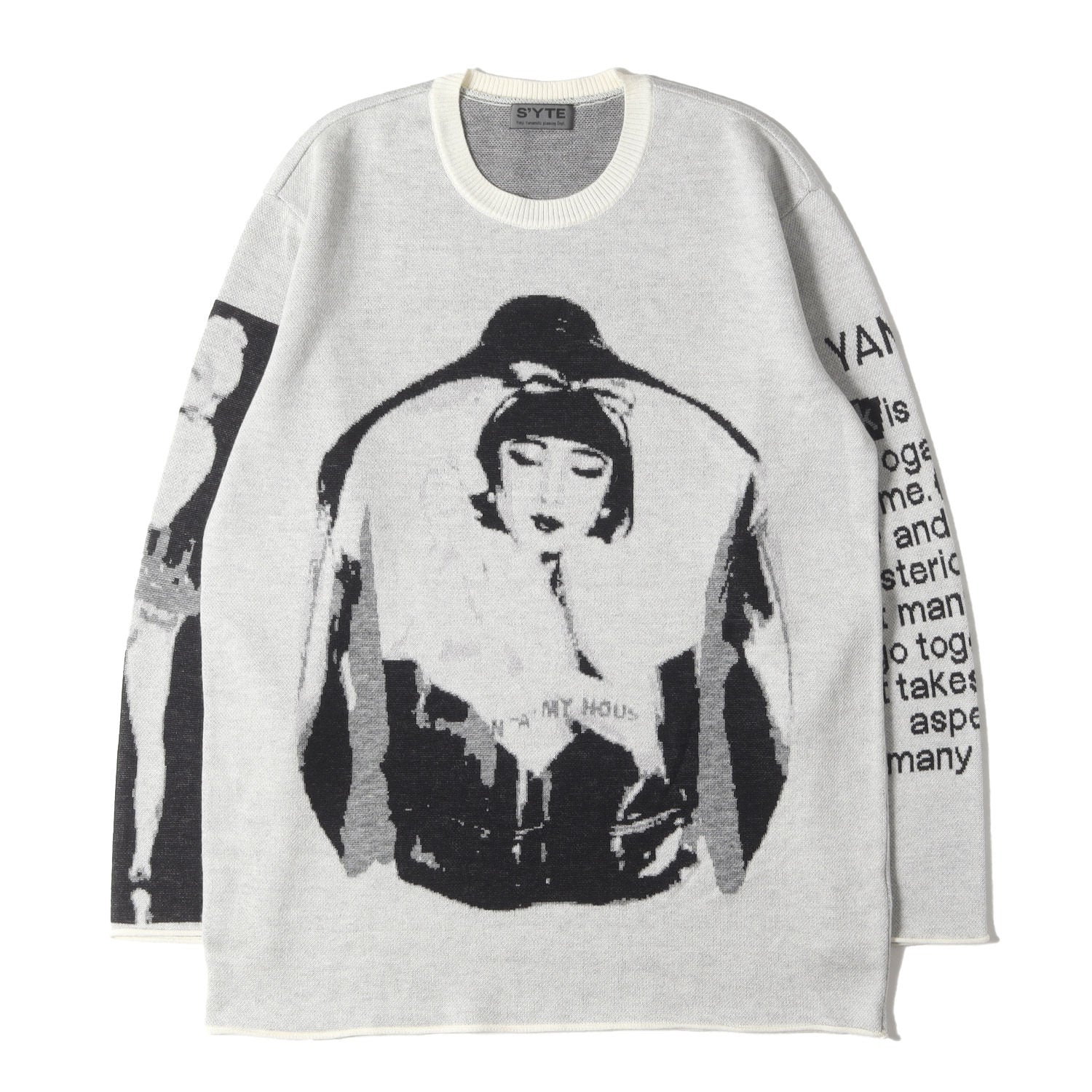 22AW × ツエムラサエコ COME ON A MY HOUSE ジャガード ニット 