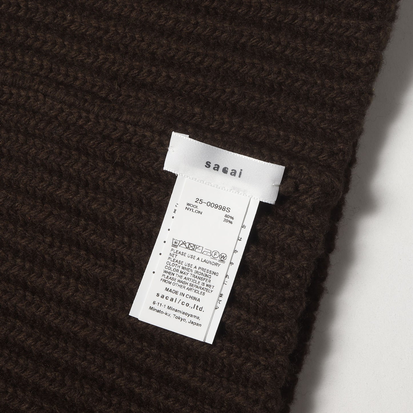 25AW × Carhartt WIP リブ ニット ネックウォーマー (Wool Knit Neck Warmer)