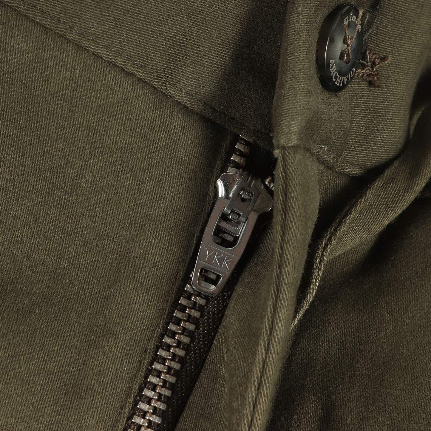 22AW ワンタック テーパード ストレッチ ピーチスキン スラックス (MASACCIO/M1) / MADE IN ITALY