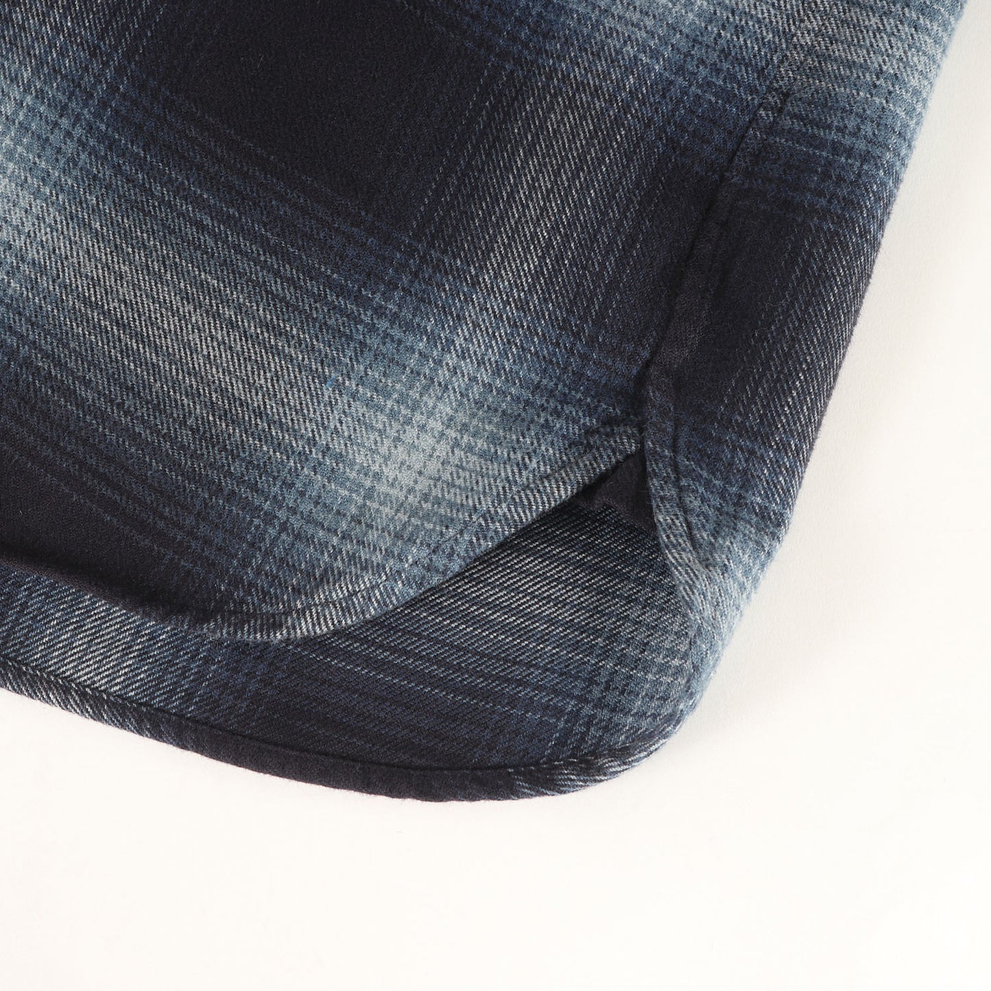 22AW オンブレチェック フランネル シャツ (OVERCHECK LEISURE SHIRT)
