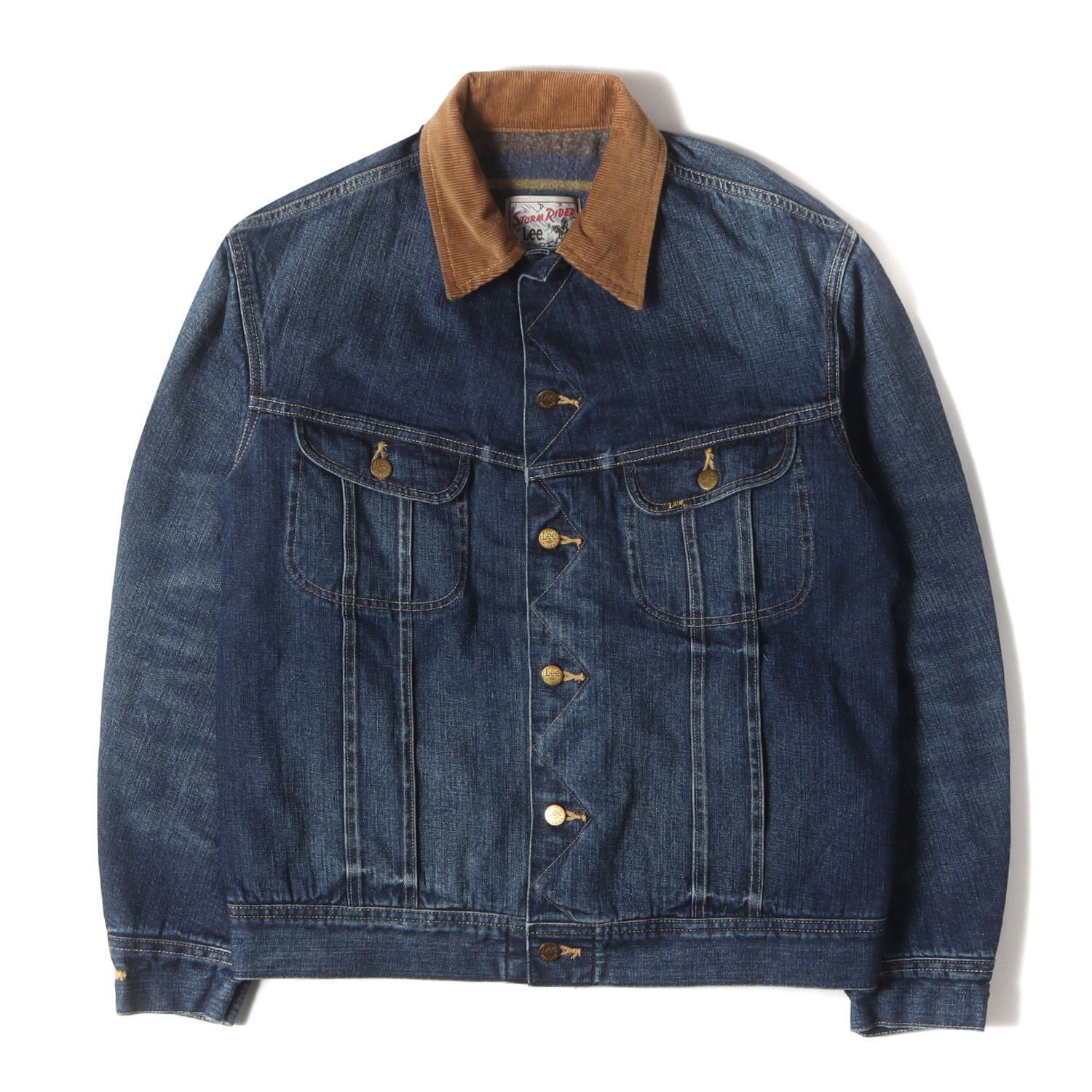 25AW × Lee ヴィンテージウォッシュ ブランケット付き デニム 