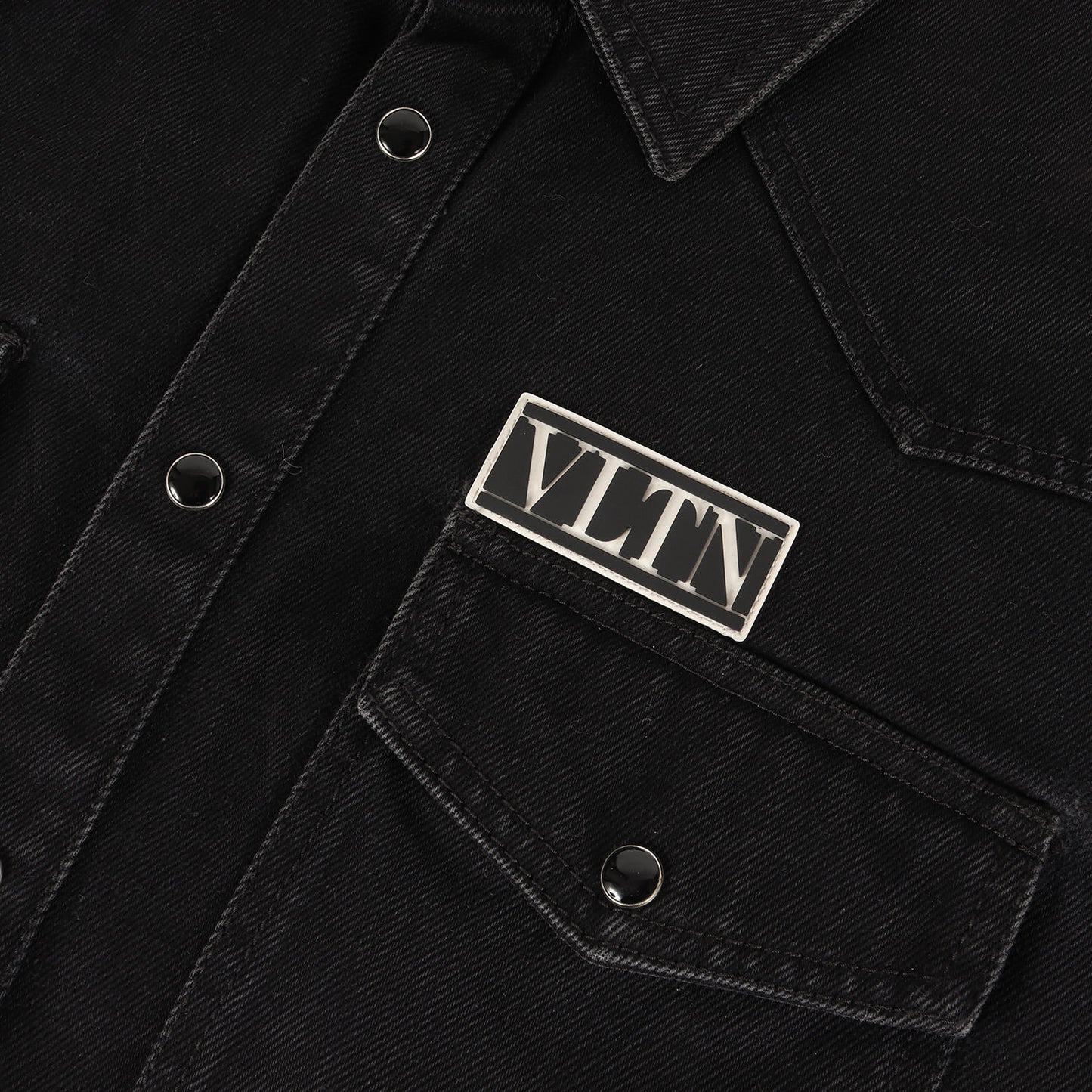 VLTN デニム ウエスタン シャツ ジャケット
