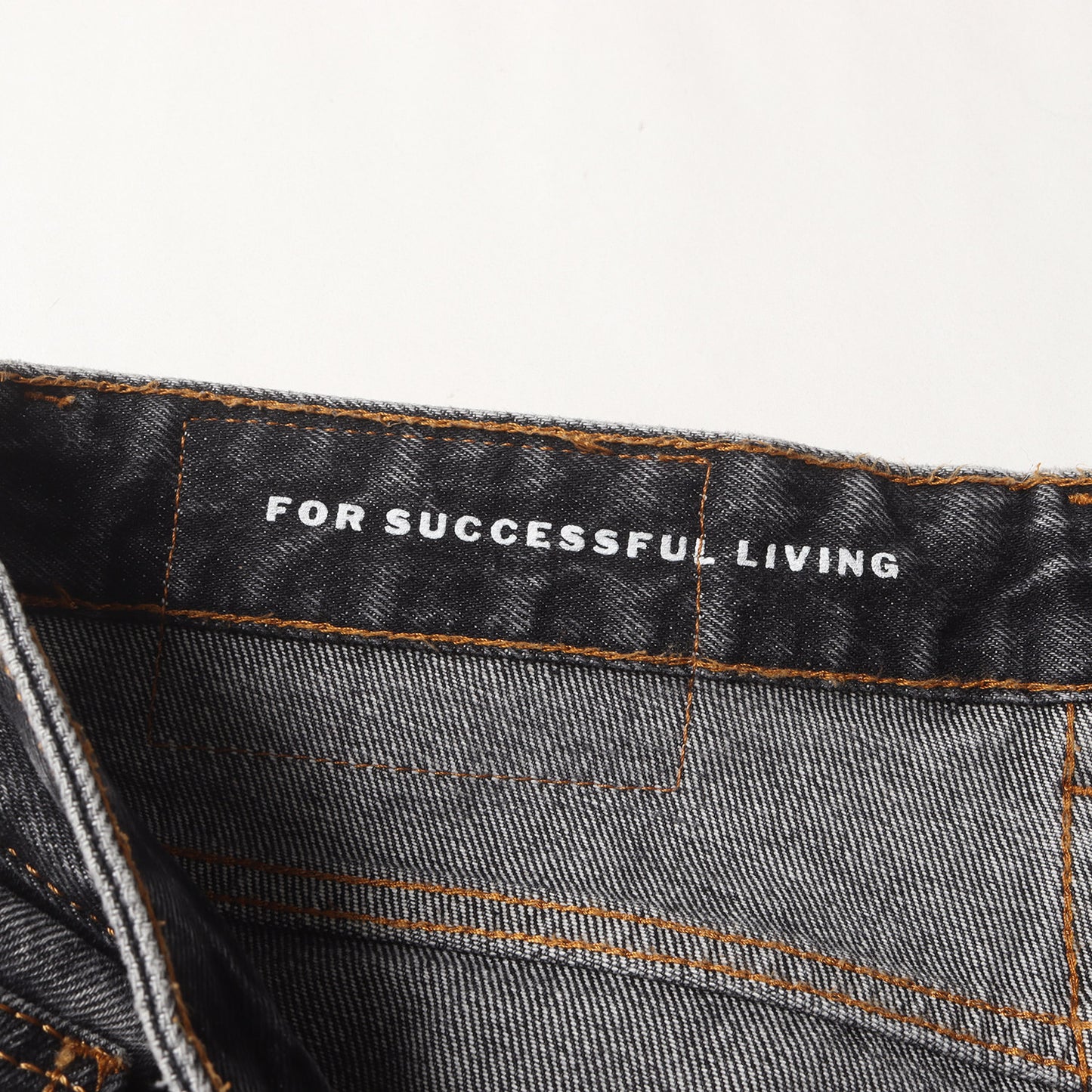 25AW ダメージ加工 ワイド ストレート デニムパンツ (D-RISE)