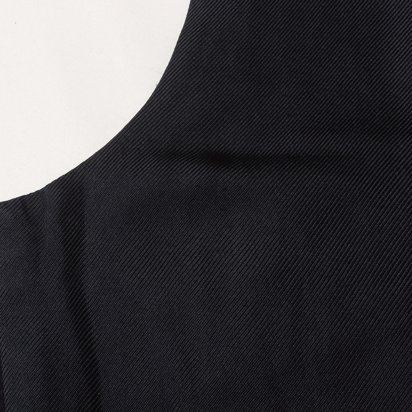 チョークストライプ コットンウール ジレ ベスト