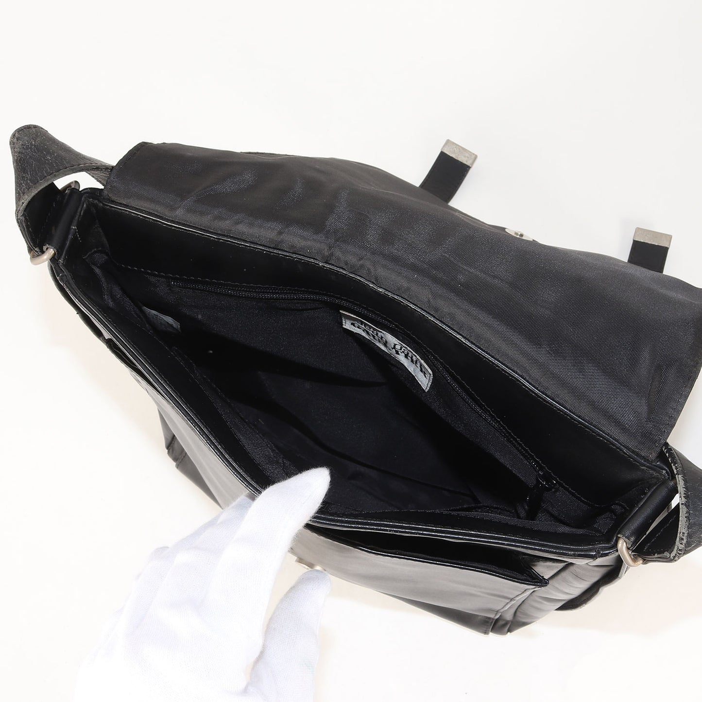 90s - 00s フラップ レザー ショルダー バッグ