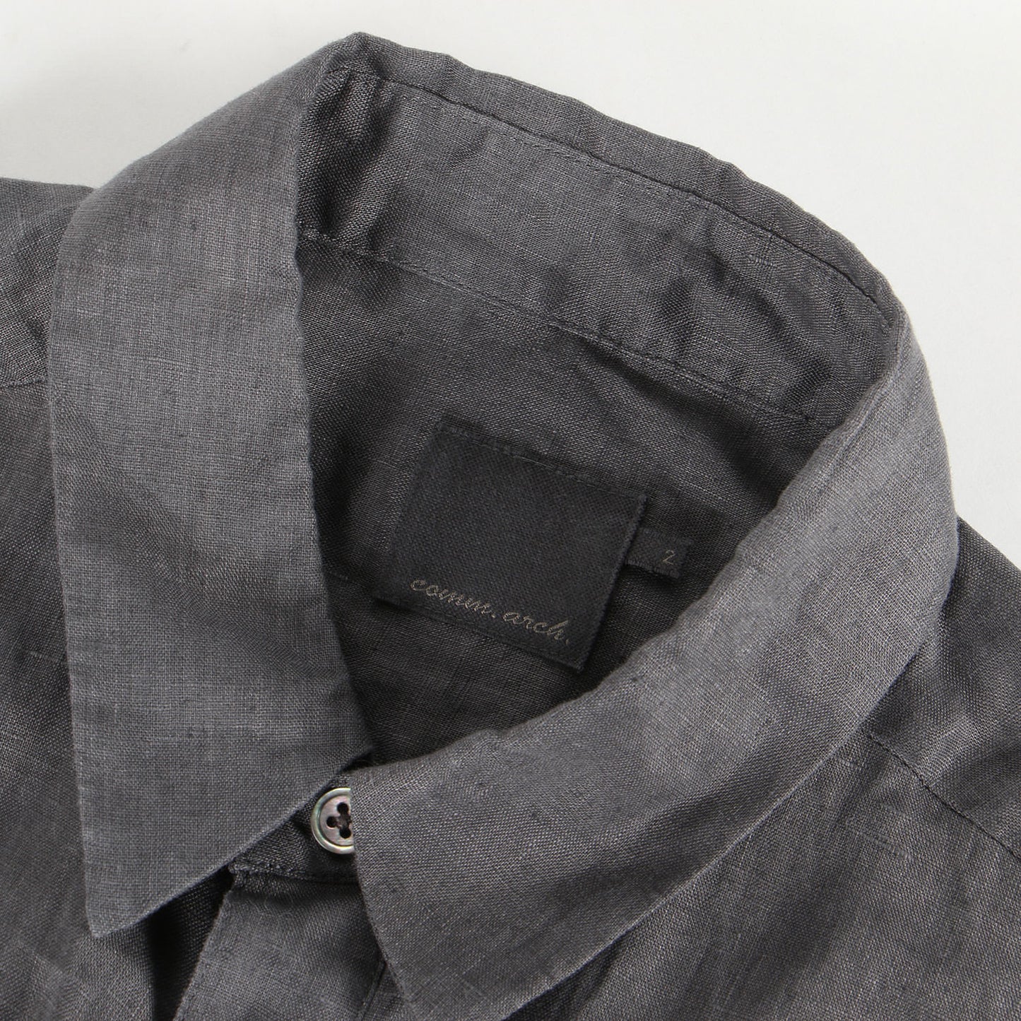 リネン ドレスシャツ