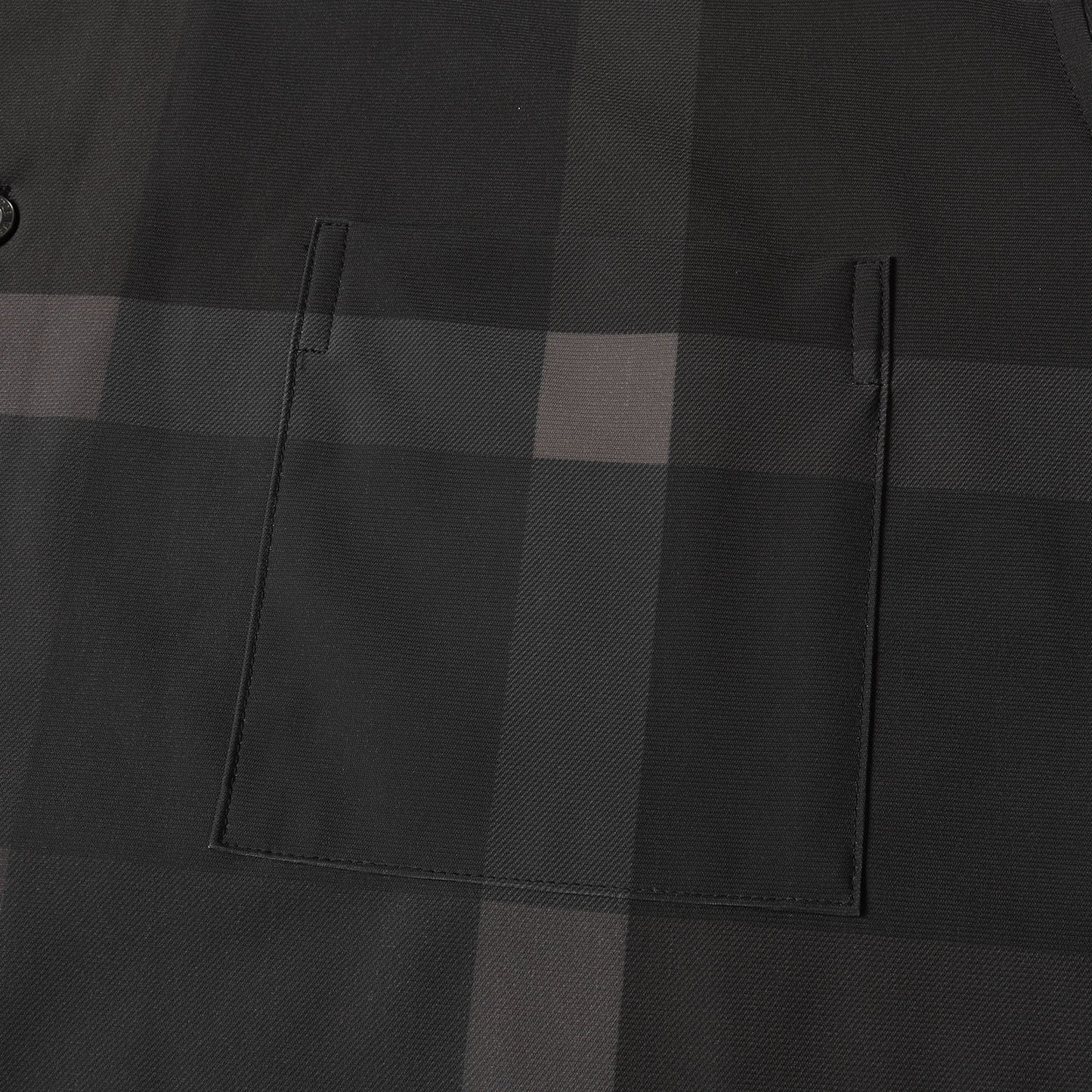 23AW トーナルクレストブリッジチェックトリコットシャツ