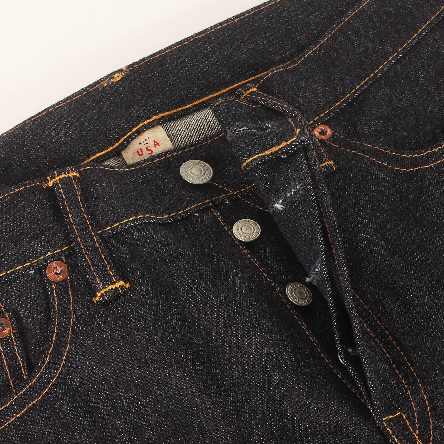 セルビッジ リジッド デニム パンツ / MADE IN USA