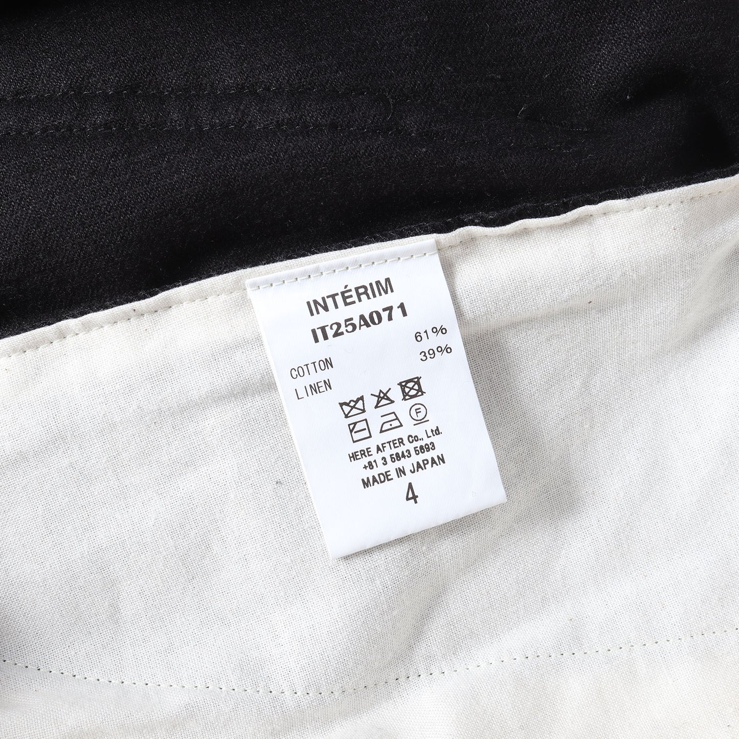 25AW コーデュロイ バギー パンツ (9W LINEN COTTON CORDUROY BELTED MIL BAGGY TROUSER )