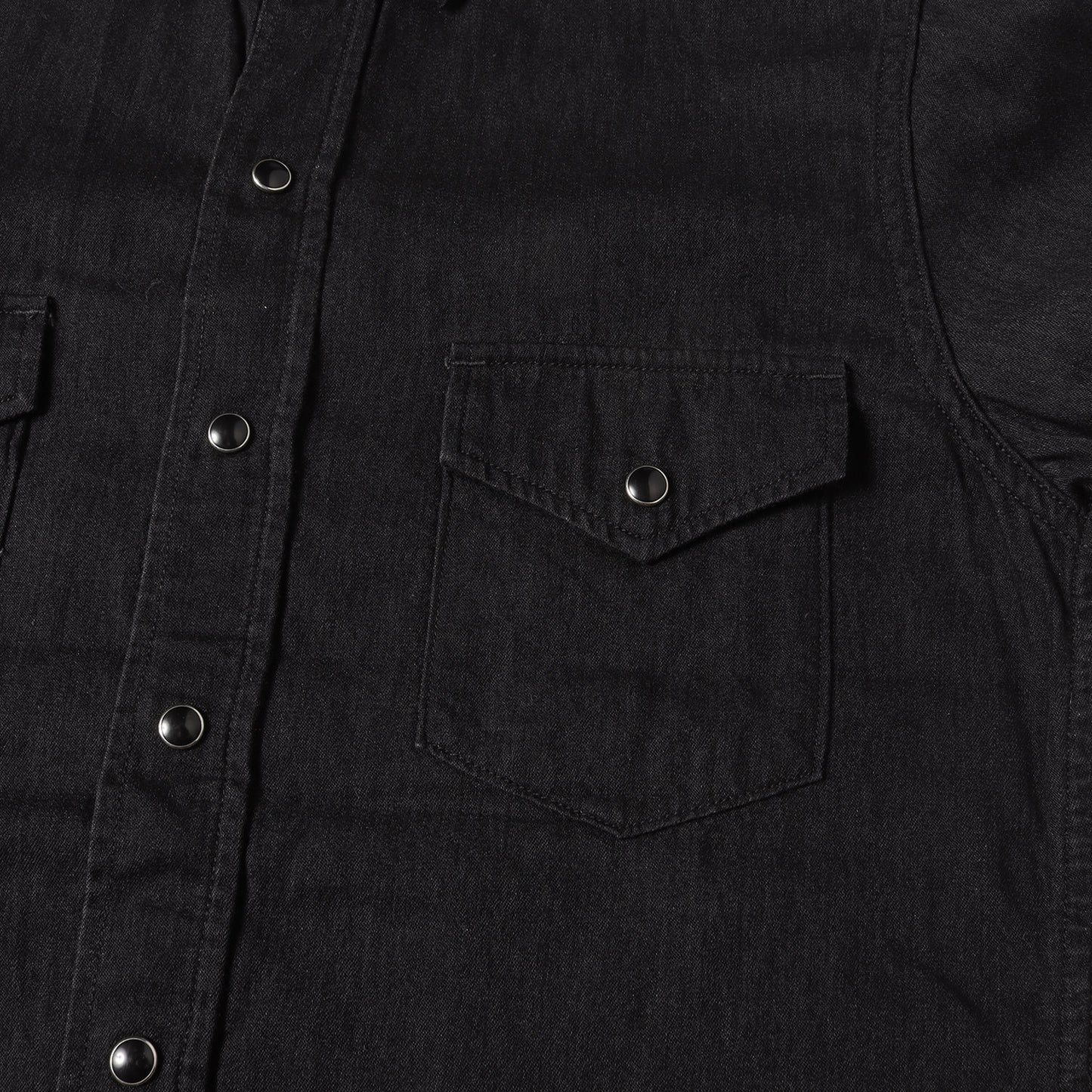 スラブデニム ウエスタン シャツ (L/S DENIM WESTERN SHIRT)