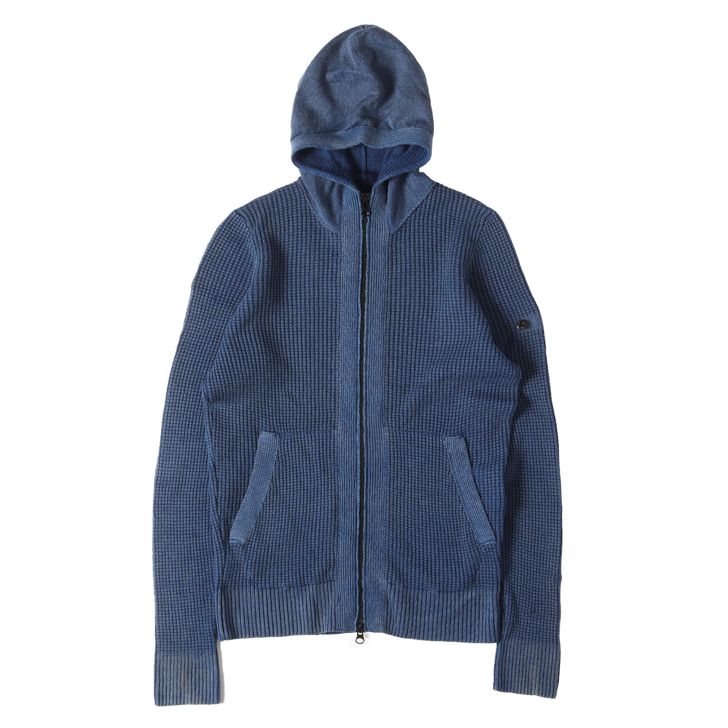 STONE ISLAND (ストーンアイランド) ブリーチ加工 ウール ワッフル 