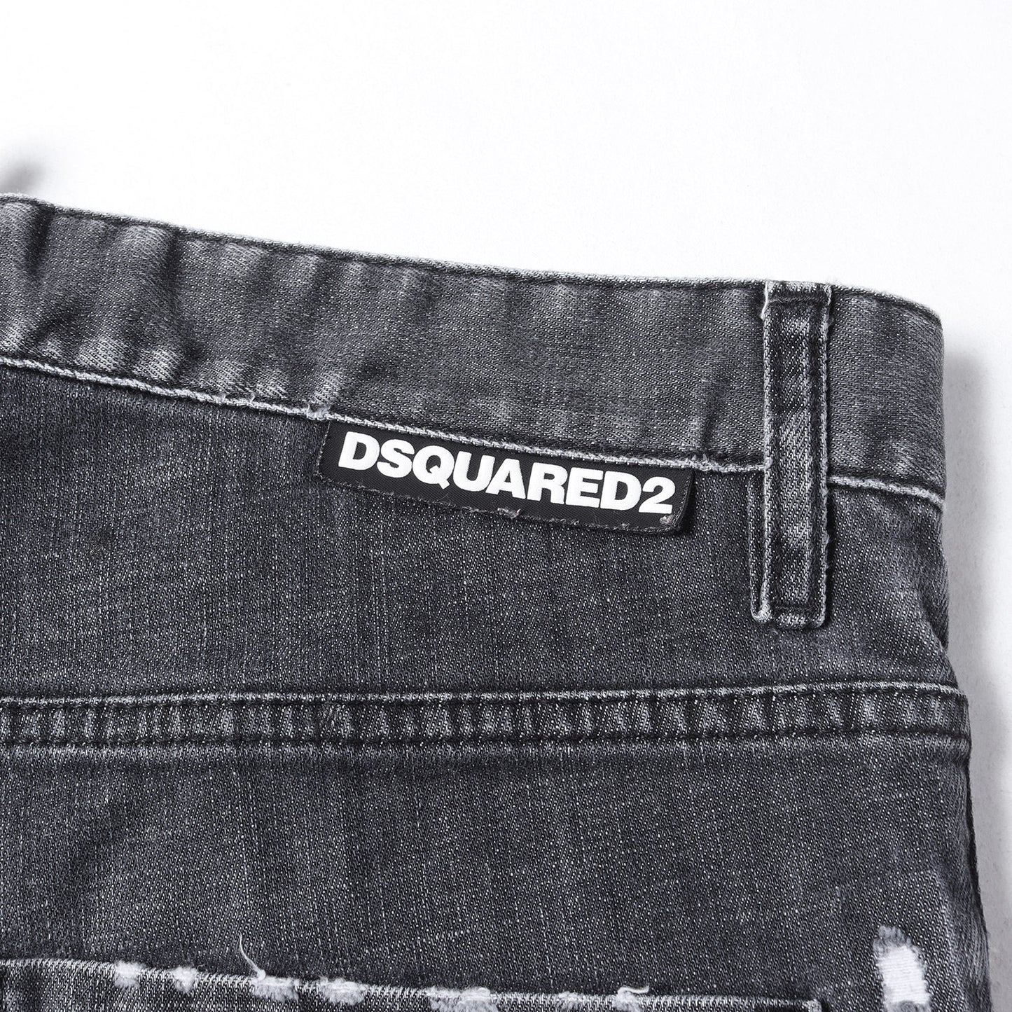 ダメージ加工 ストレッチデニム スキニー パンツ (Skater Jean)