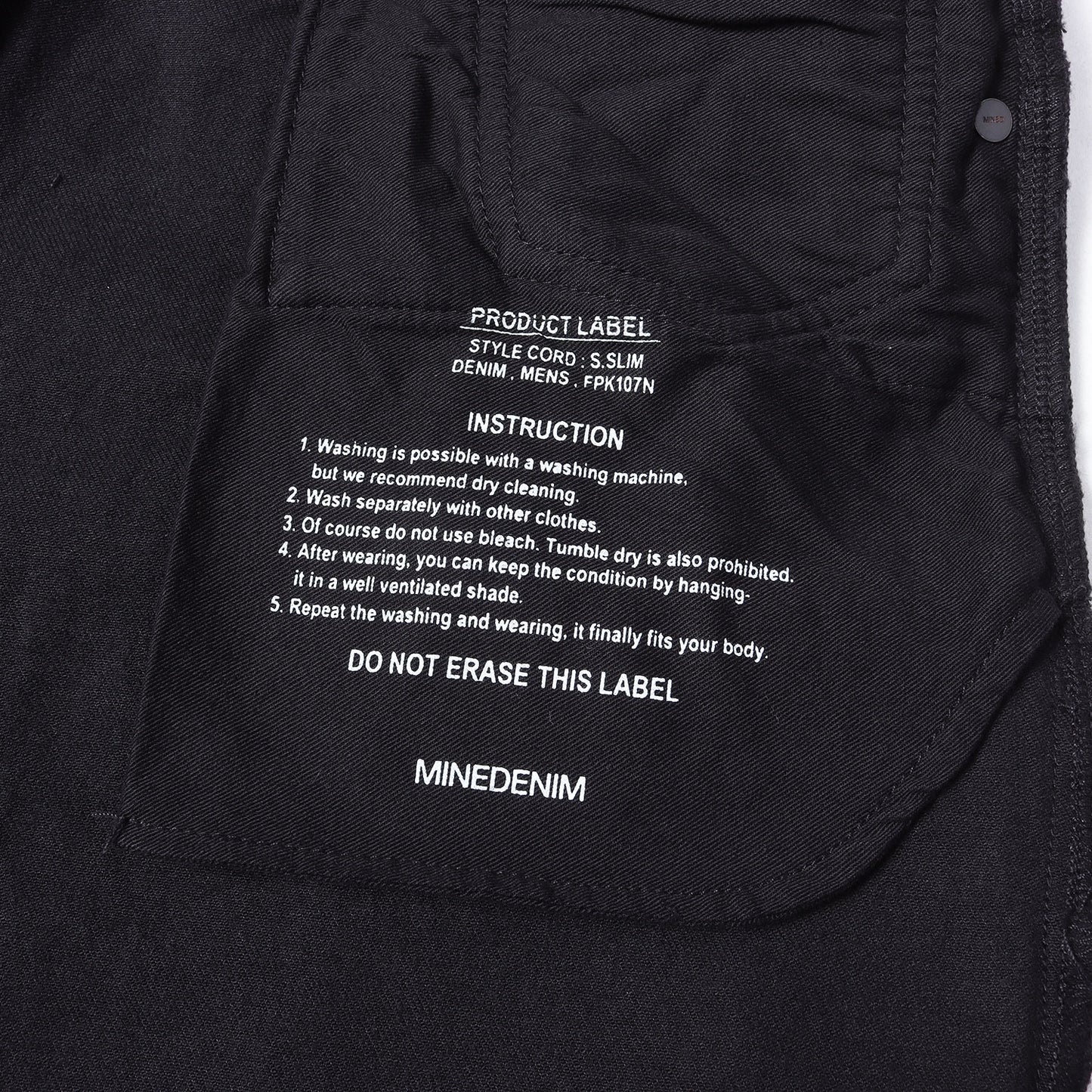スーパースリム ストレッチ デニム スキニー パンツ (S.Slim STR 5pocket) / ボタンフライ