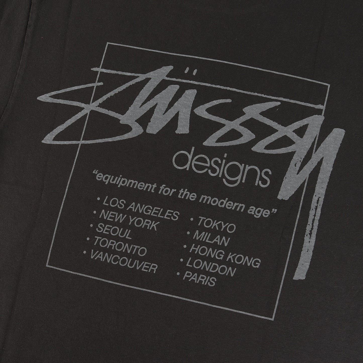 25AW ピグメントダイ ストックロゴ Tシャツ (MODERN AGE TEE PIGMENT DYED)