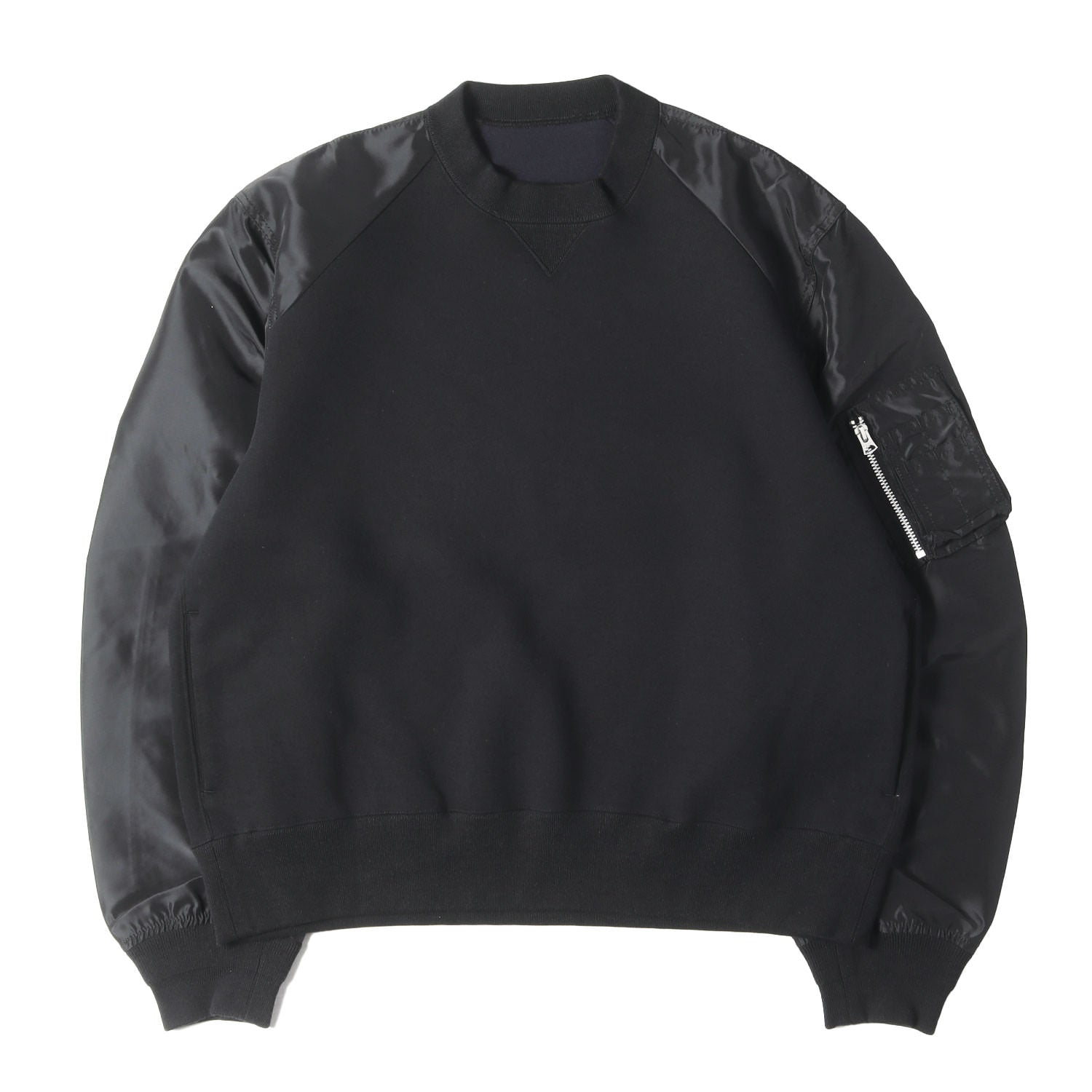 Sacai (サカイ) 25SS MA-1 切替 スポンジスウェット トレーナー 