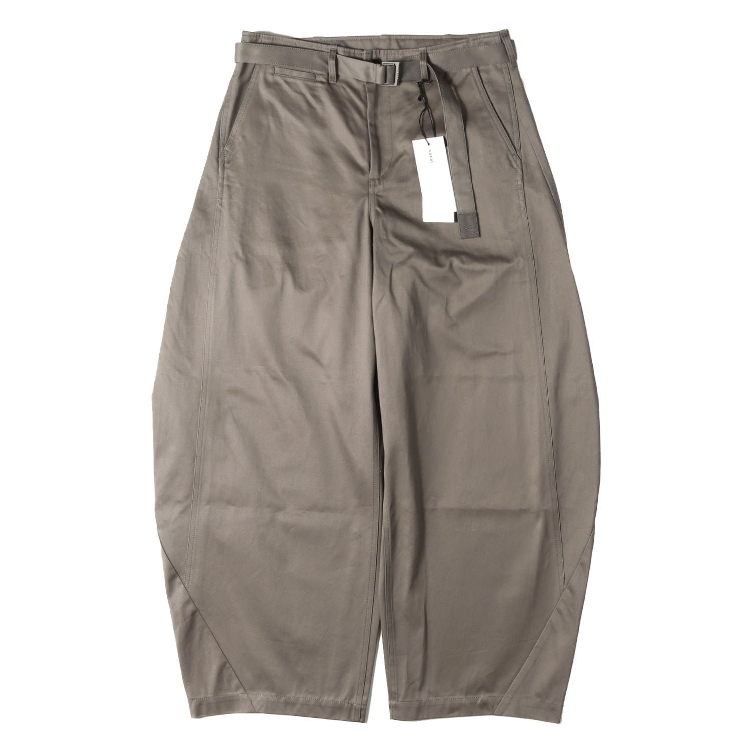 Sacai (サカイ) 26SS バレルレッグ チノパンツ (Cotton Chino Pants 
