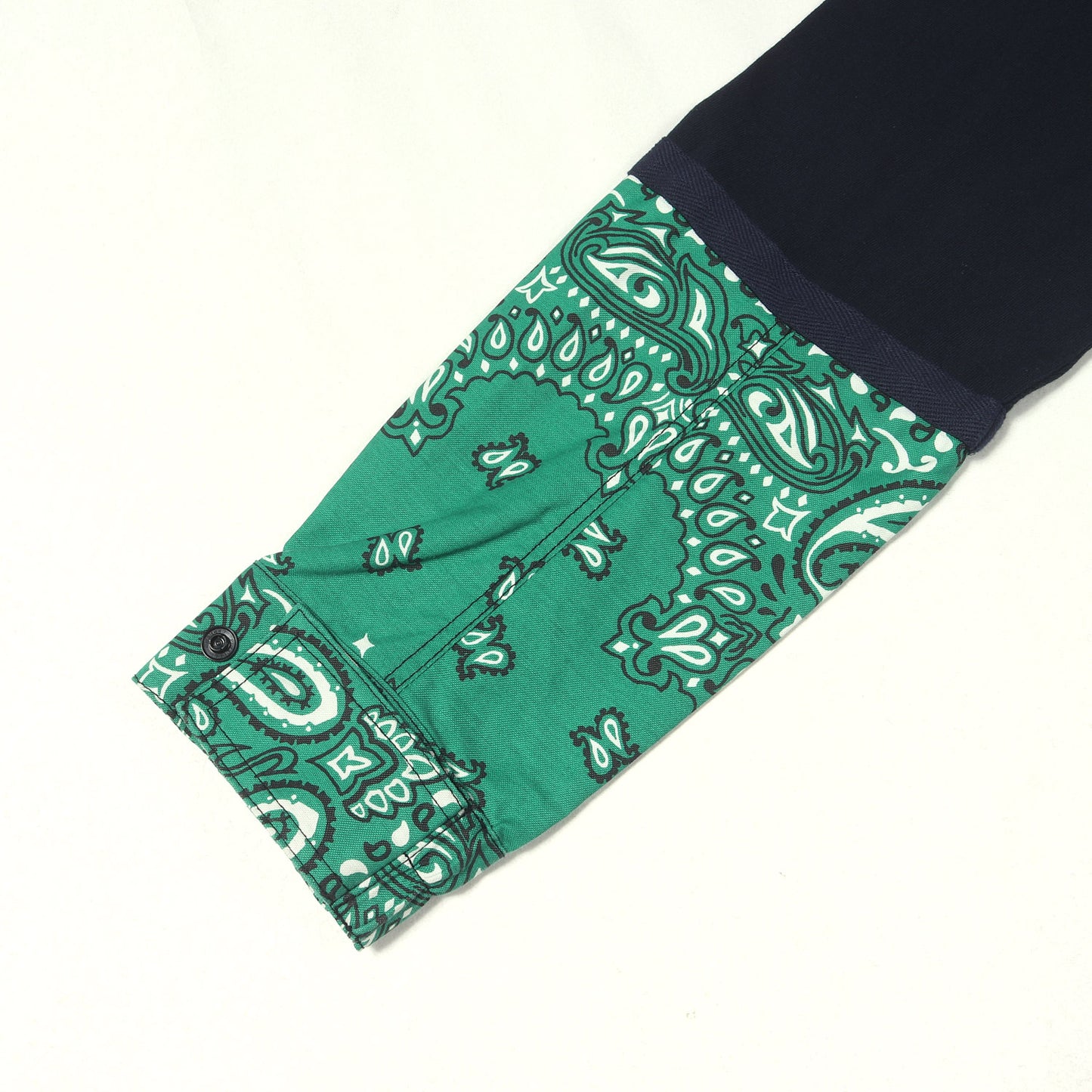 22SS バンダナ切替 ロングスリーブ Tシャツ (Bandana Print L/S T-Shirt)