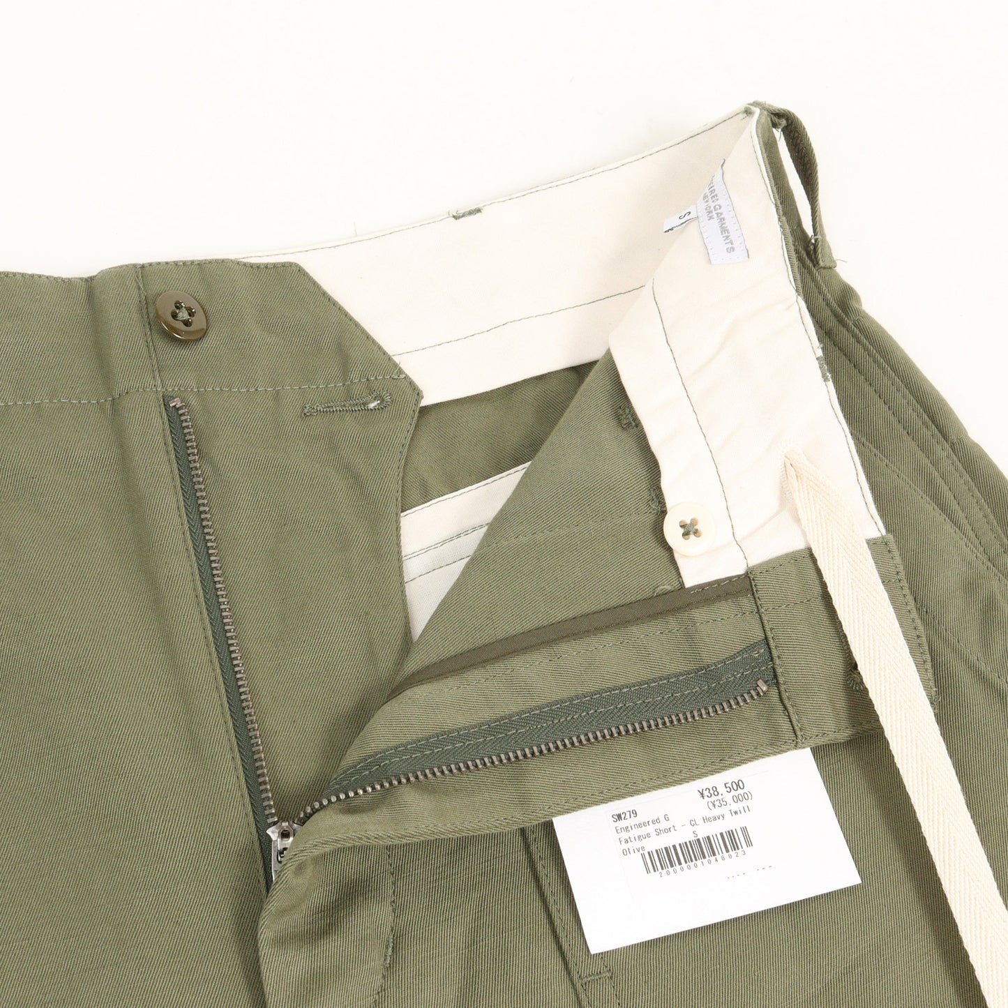 24SS ヘビーツイル ファティーグ ショートパンツ (Fatigue Short CL Heavy Twill)