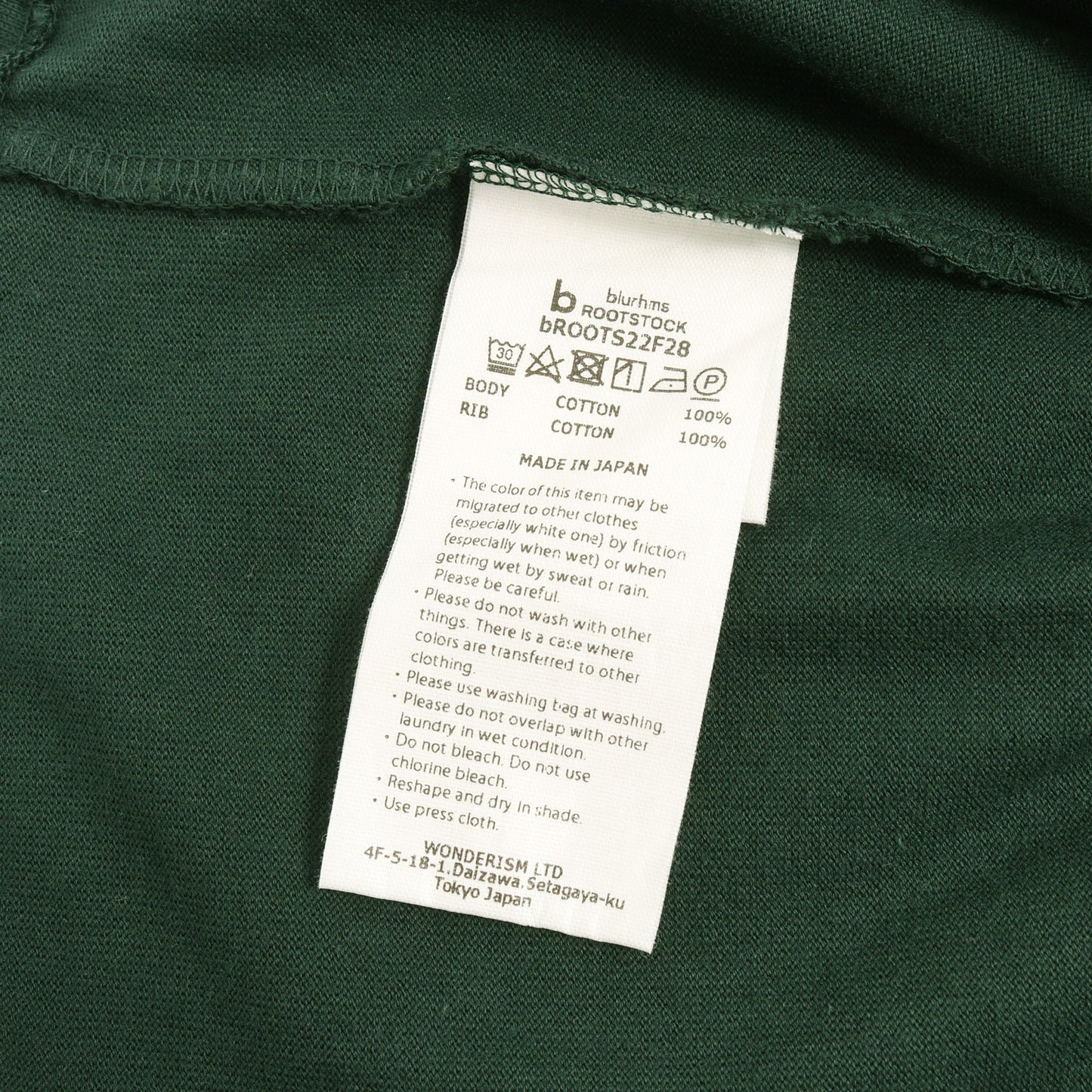 22AW エクストラソフト ロングスリーブ Tシャツ (Extra Soft Tee L/S) / ROOTSTOCK