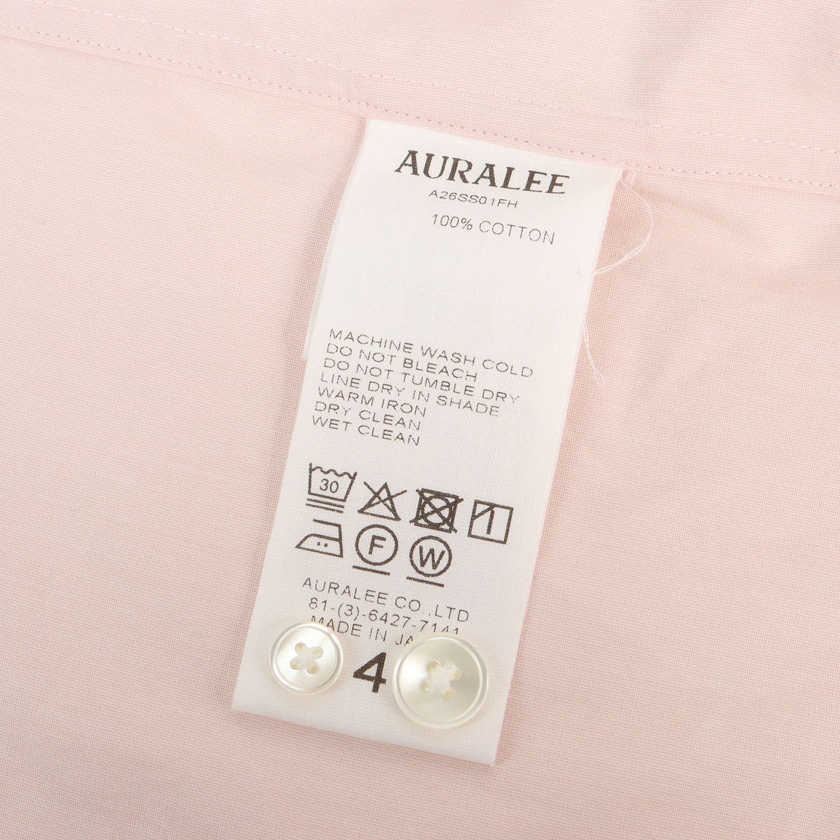 26SS シャンブレー シャツ (WASHED FINX WEATHER CHAMBRAY SHIRT)