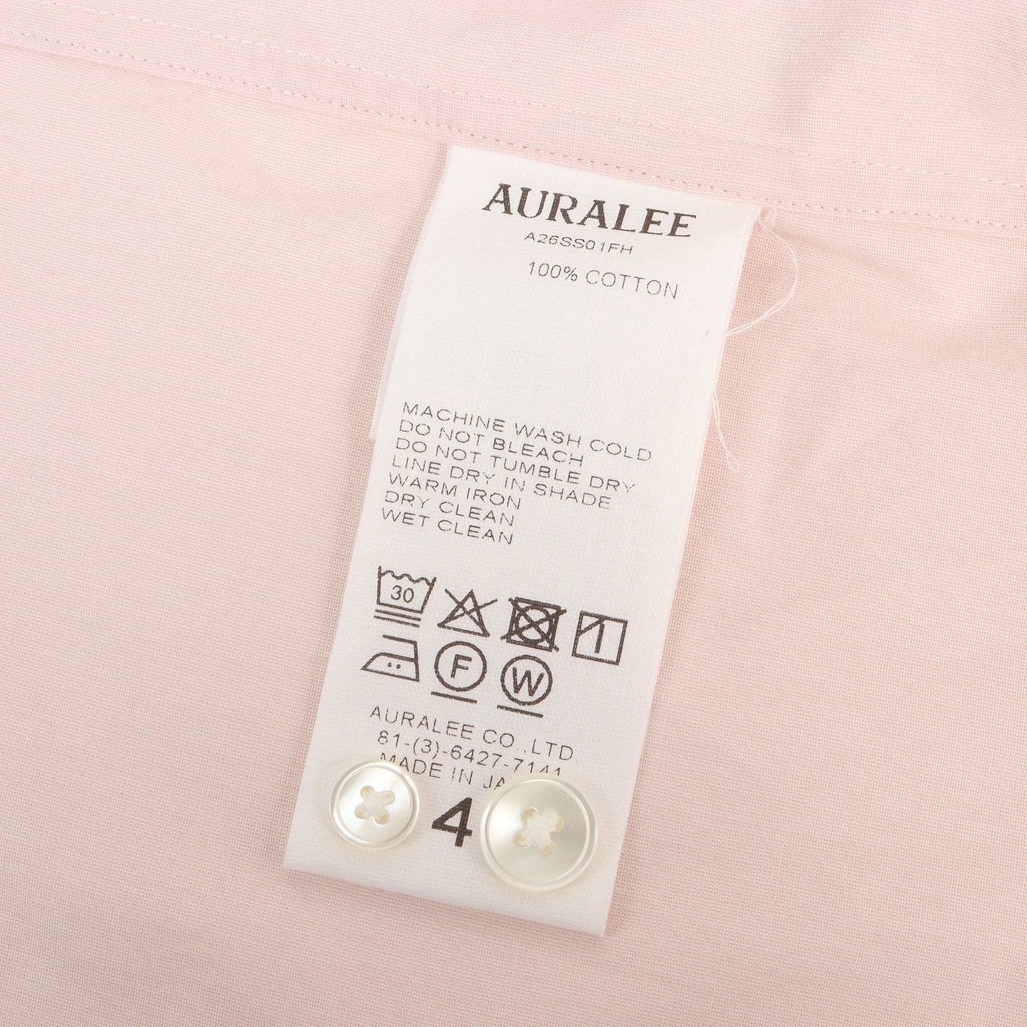26SS シャンブレー シャツ (WASHED FINX WEATHER CHAMBRAY SHIRT)
